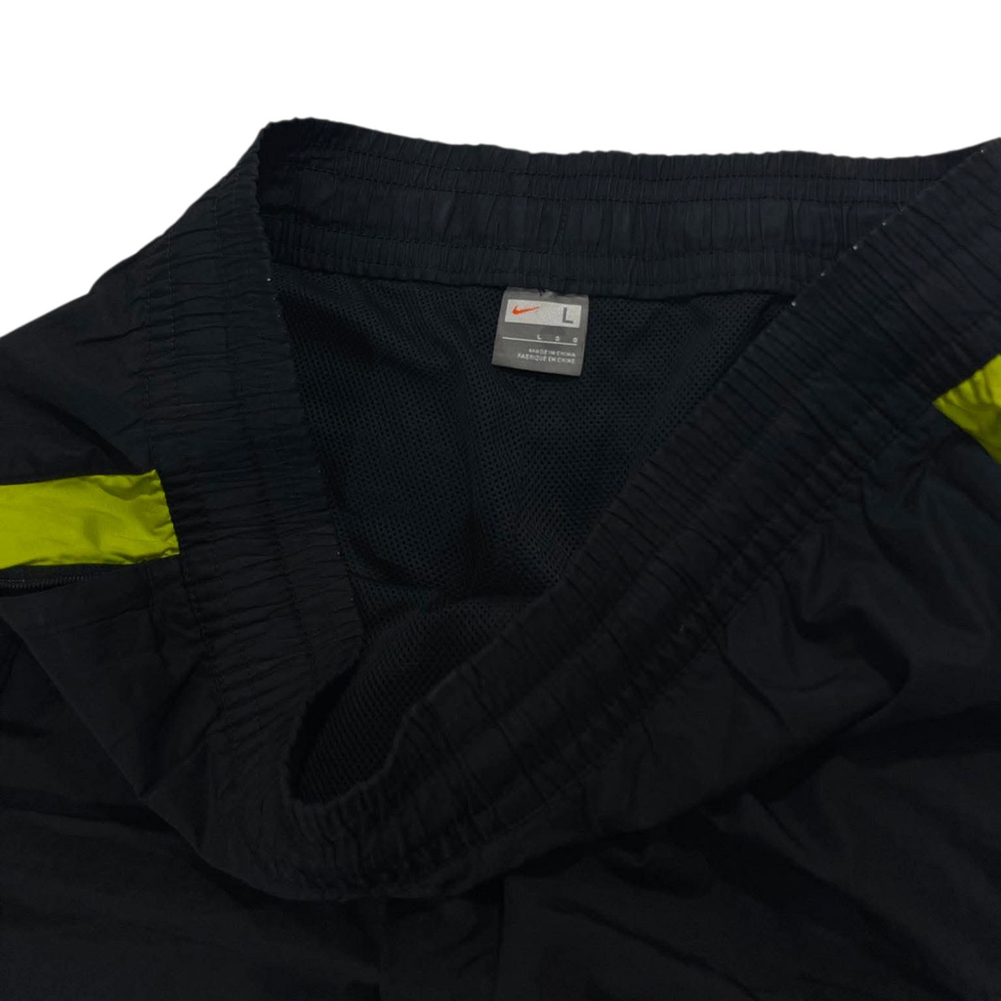 NIKE BLACK/NEON TRACK PANTS (L) ¹⁰