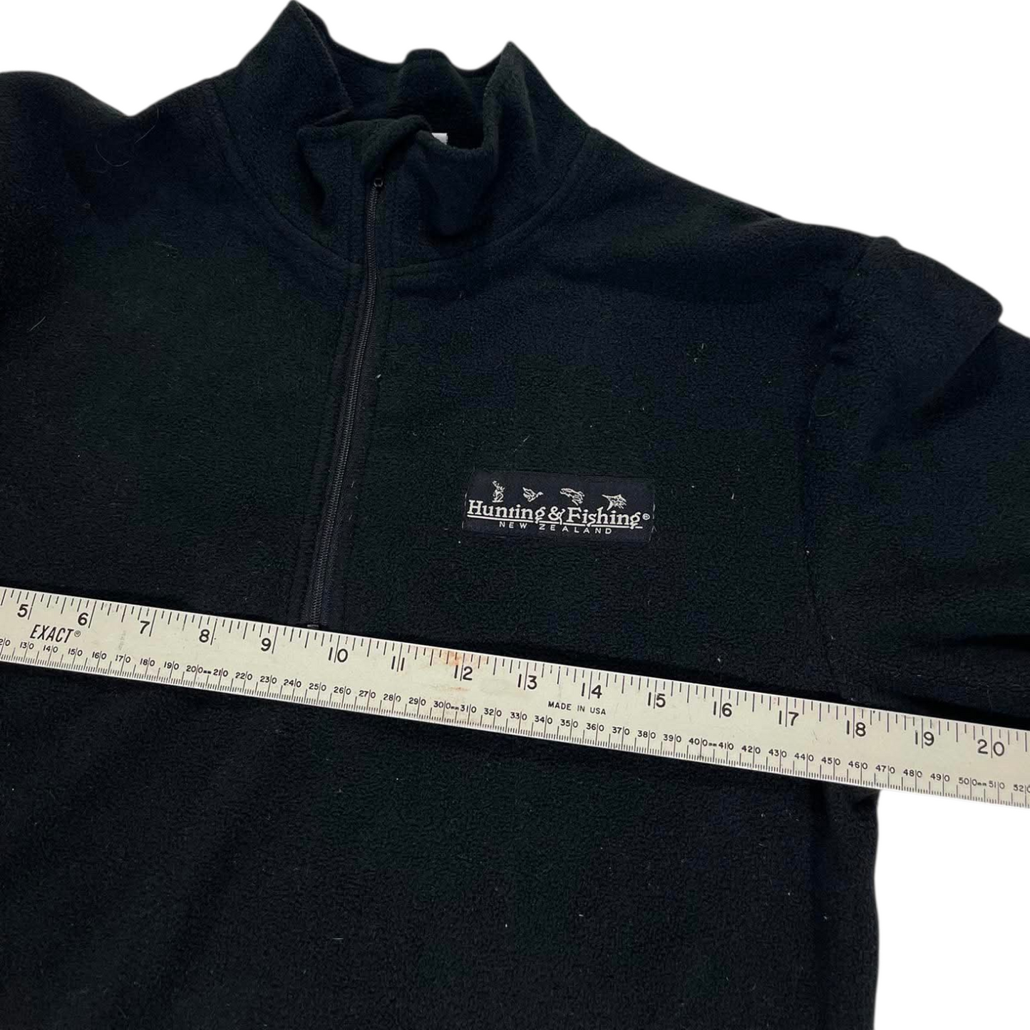 HUNTING & FISHING BLACK QUARTER ZIP FLEECE (14)