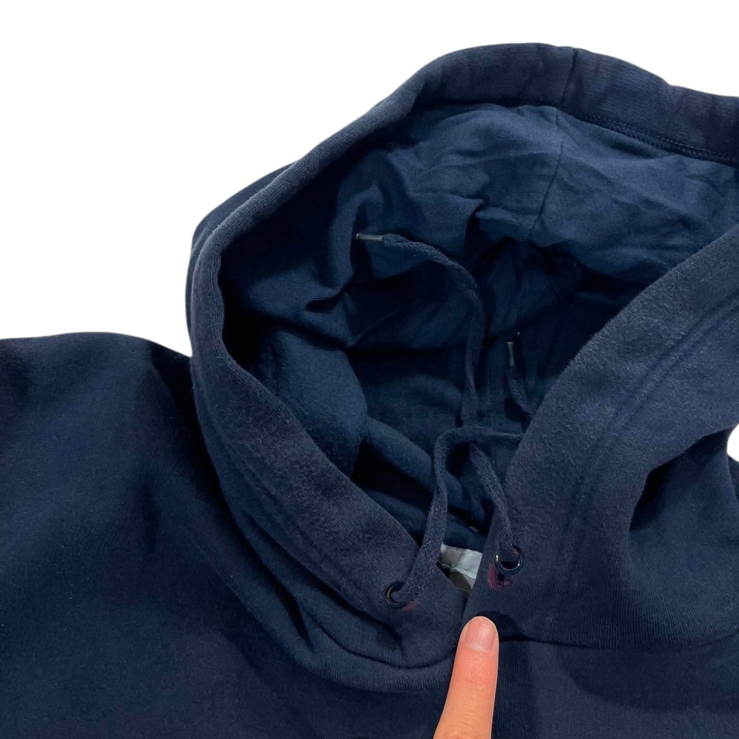 VINTAGE NIKE NAVY BLUE HOODIE (L)