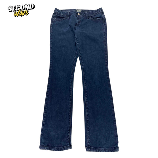 Y2K BLUE GOOD JEANS LOW RISE FLARE JEANS (12)