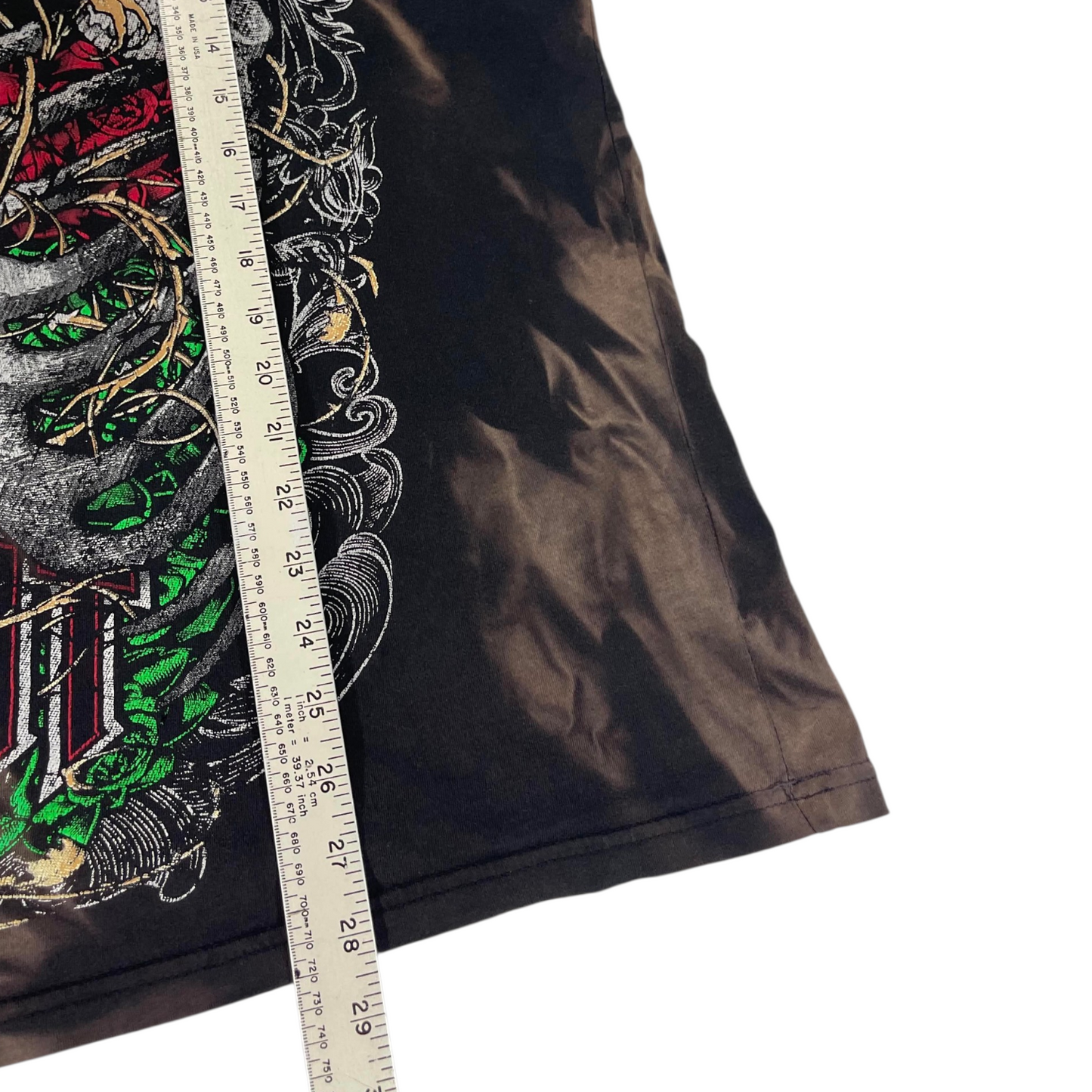 Y2K GRUNGE AFFLICTION STYLE BLACK TANK TOP (XL)