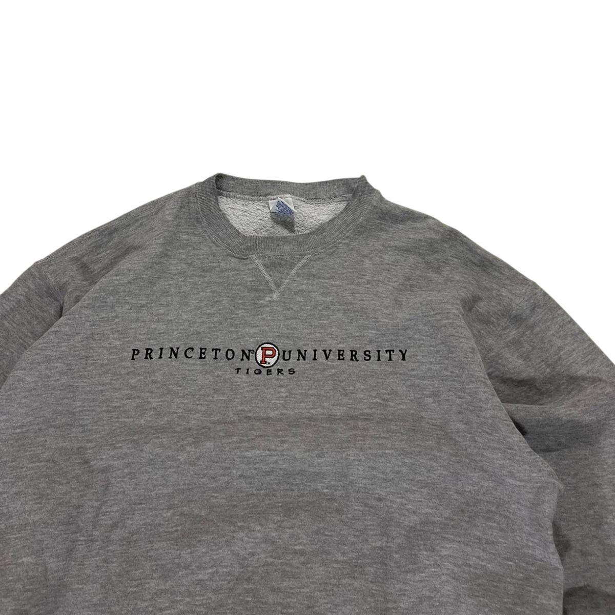 VINTAGE PRINCETON RUSSELL GREY CREWNECK (L)