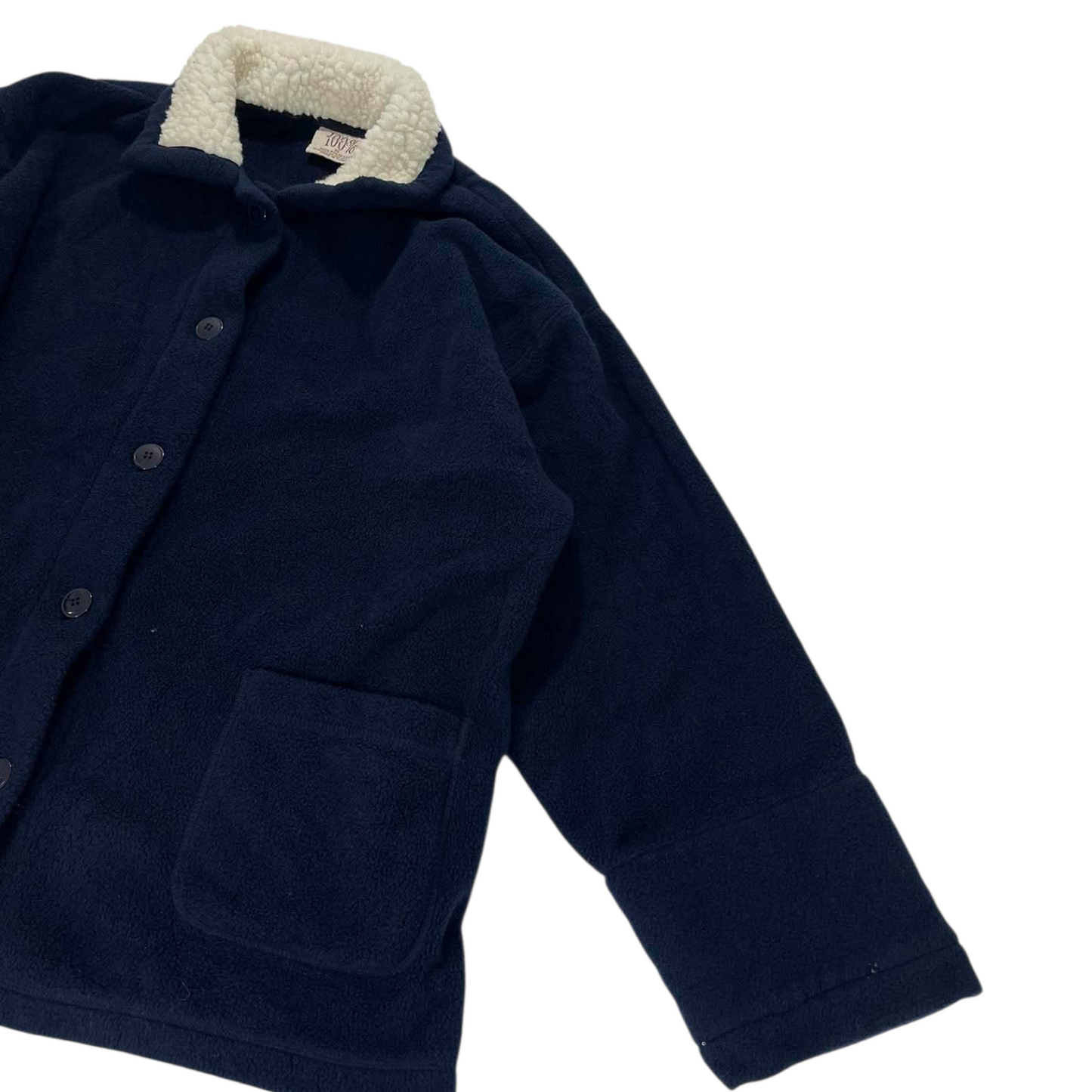 100% WEEKEND NAVY SHERPA JACKET (XL)
