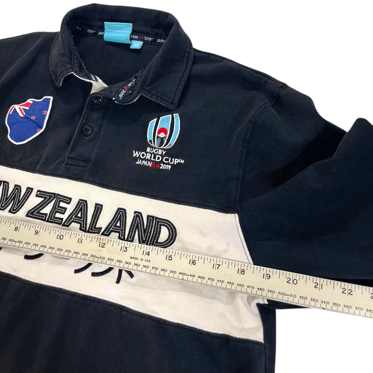 WORLD CUP NEW ZEALAND RUGBY SHIRT (M)