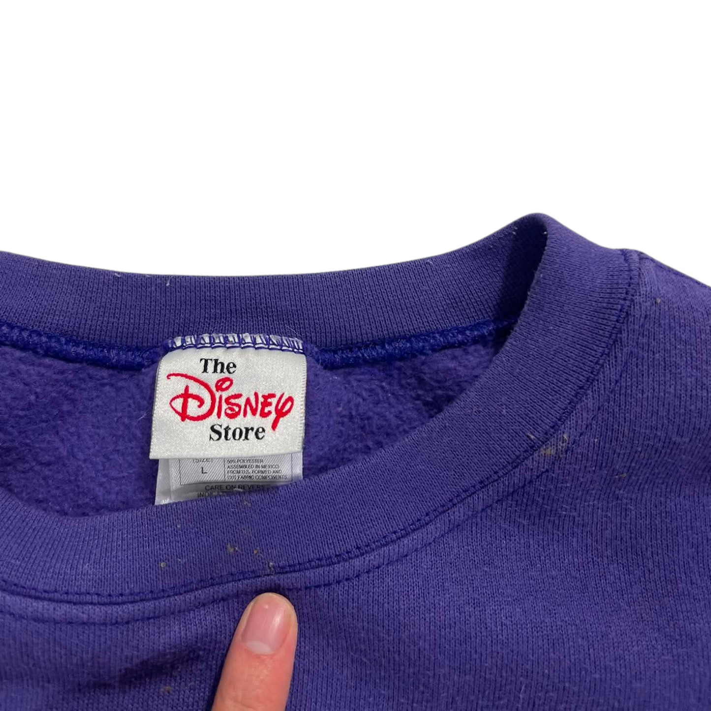 VINTAGE DISNEY EEYORE PURPLE CREWNECK (L)