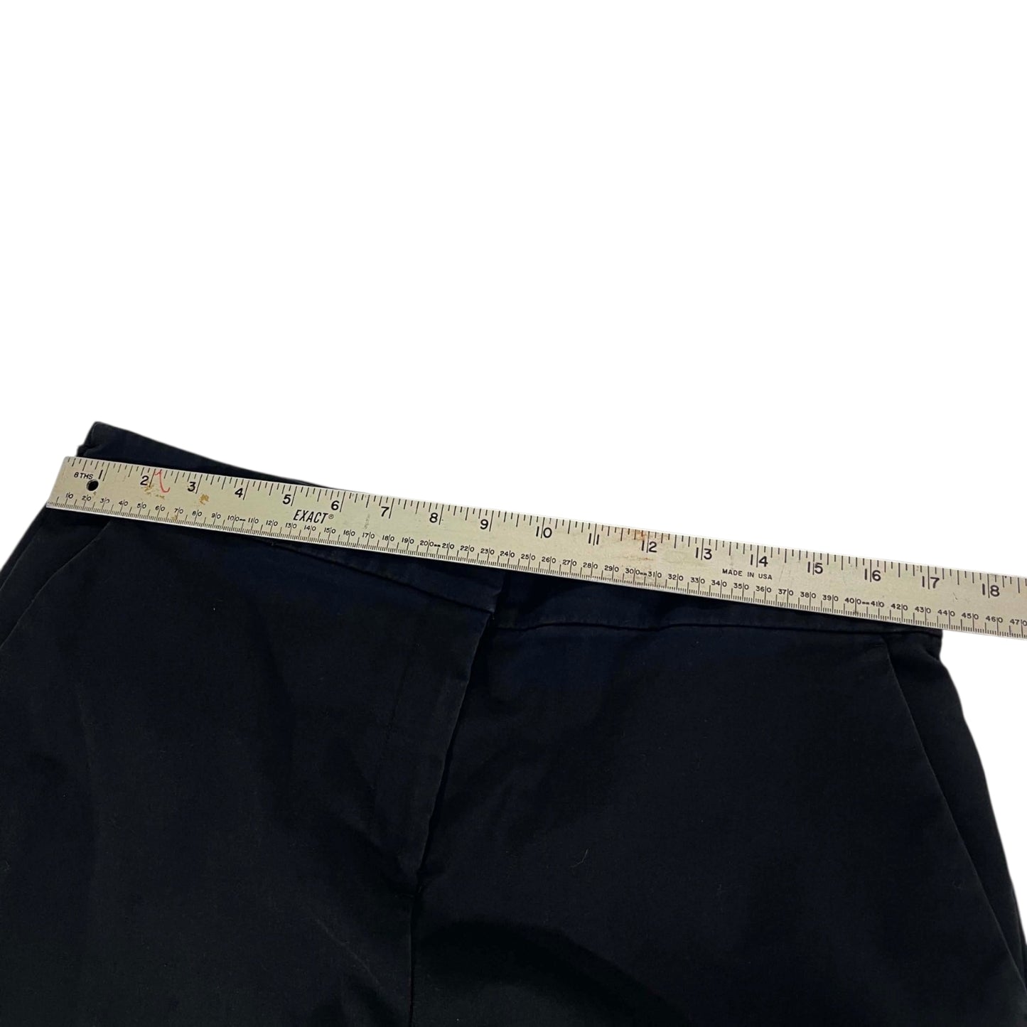 BLACK STRAIGHT LEG PANTS (34)