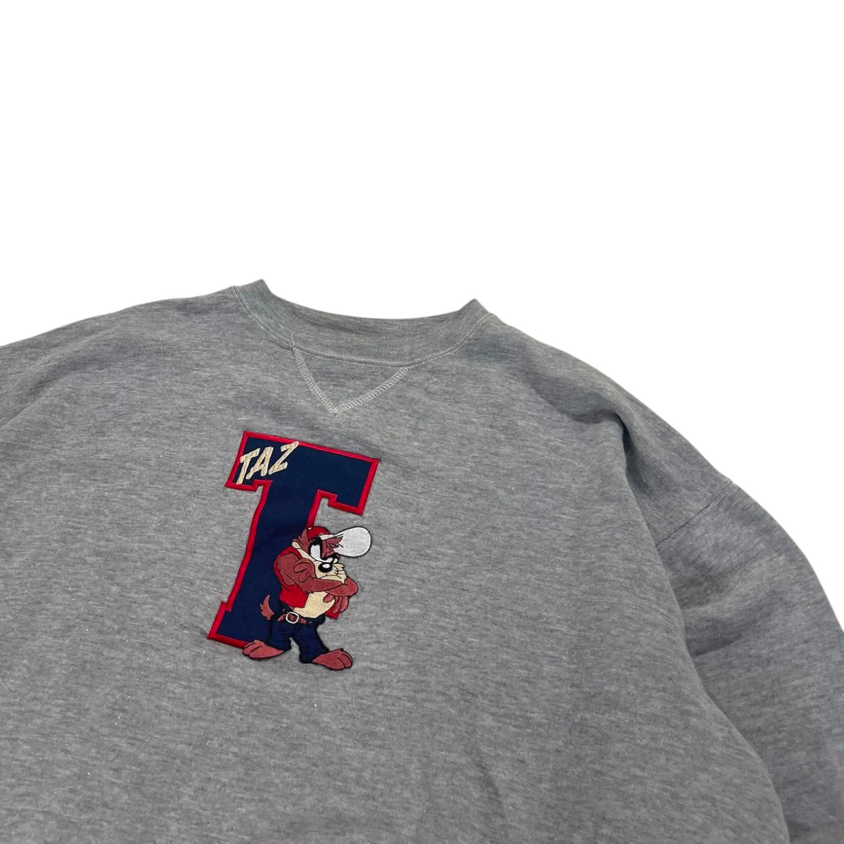 VINTAGE LOONEY TUNES TAZ GRAY CREWNECK (M)