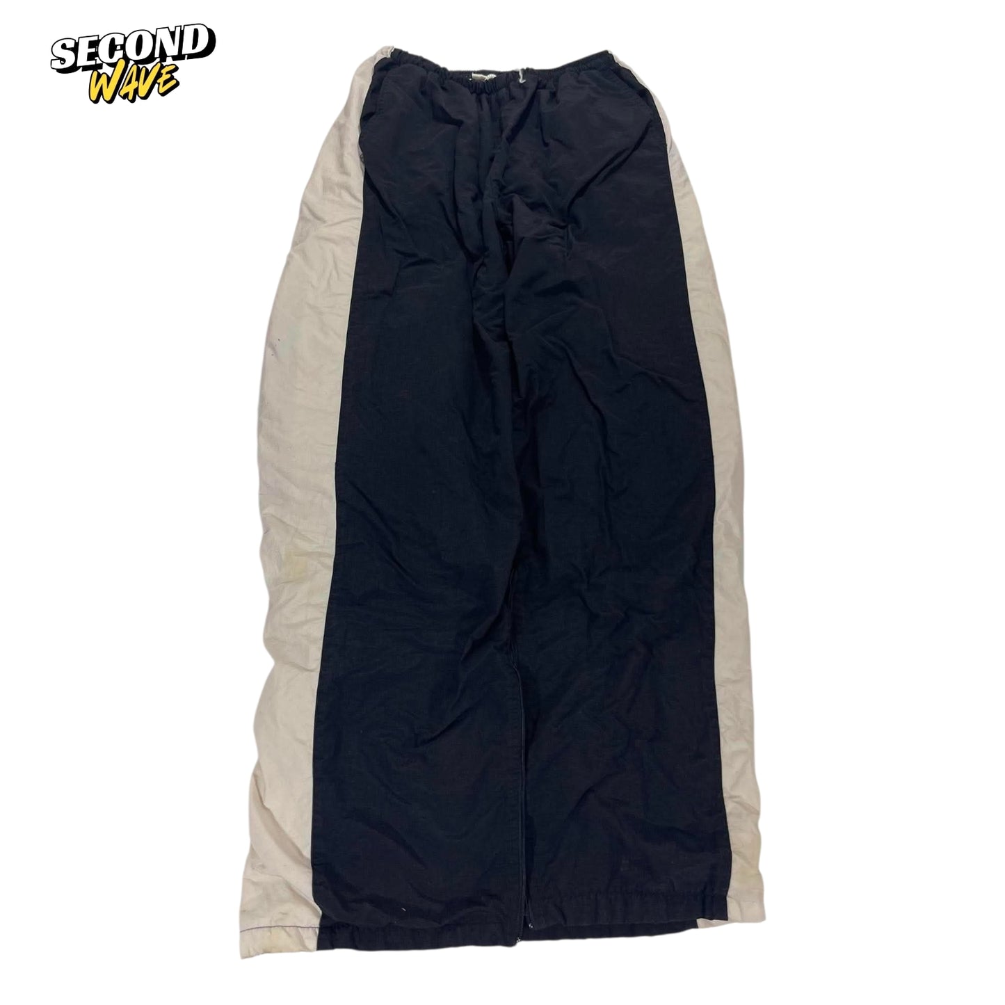 90S BLACK AND WHITE TRACK PANTS (S)