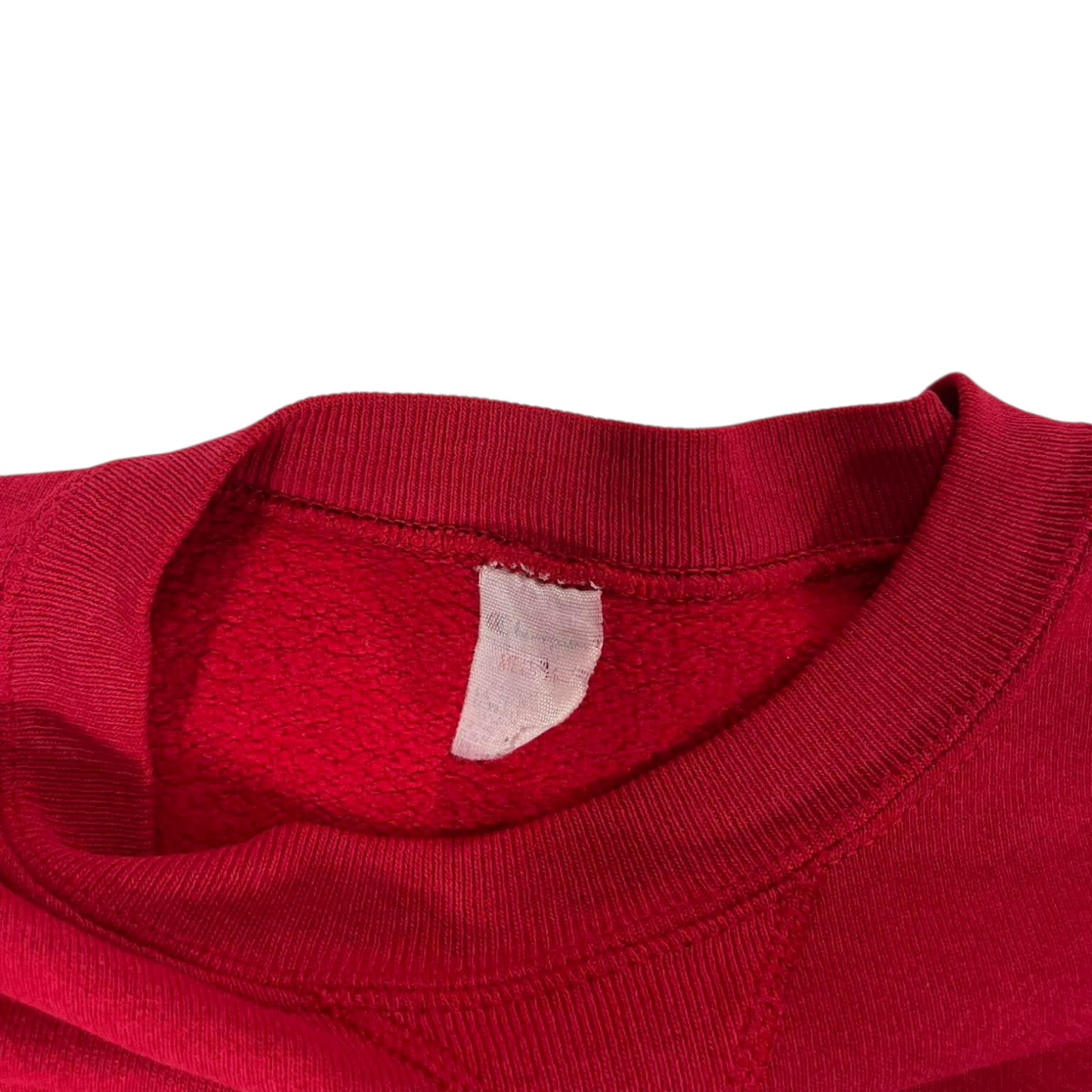 VINTAGE CHAMPION CHICAGO BULLS RED CREWNECK SWEATSHIRT (M)
