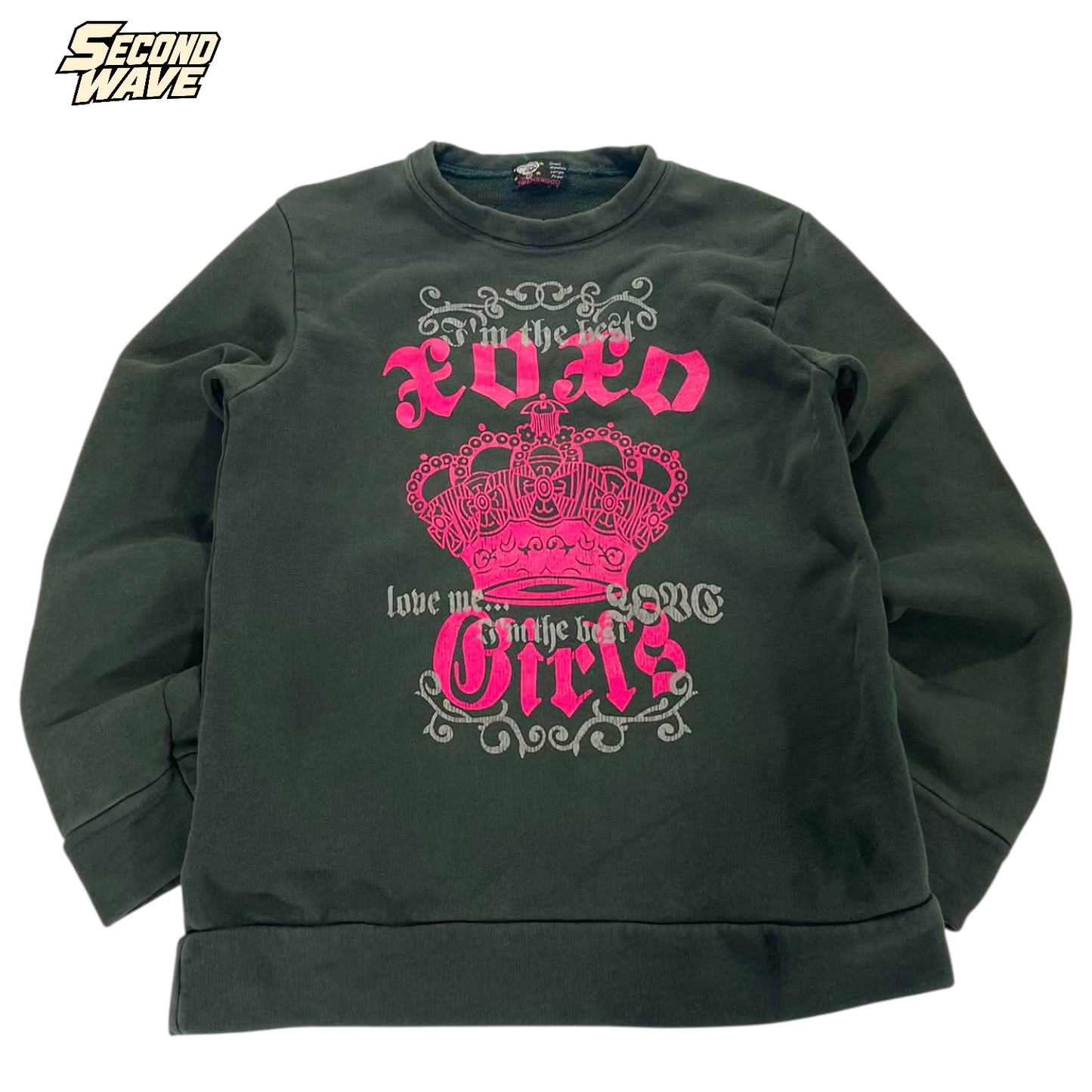 Y2K TWINSWOOD GREEN CREWNECK (S)
