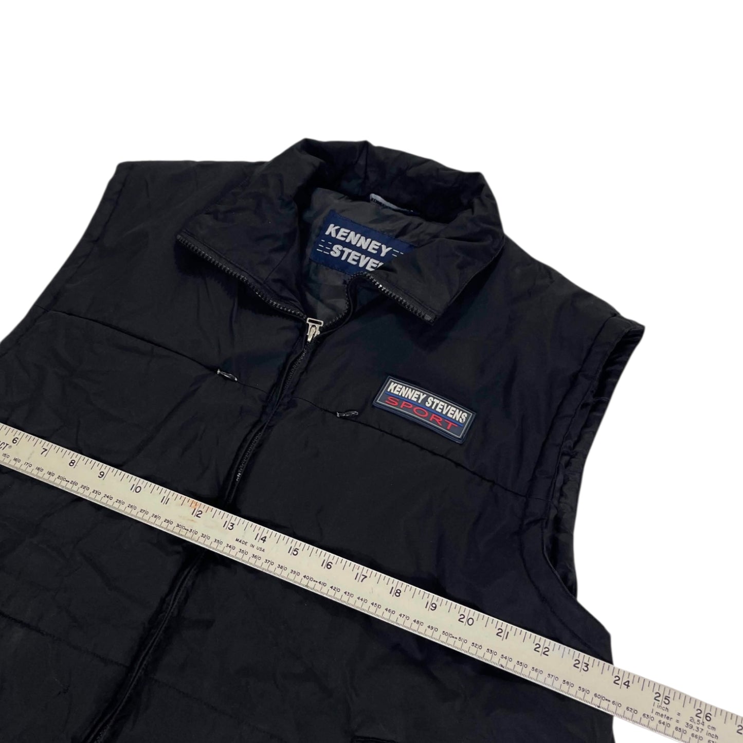 KENNY STEVENS BLACK VEST (L)