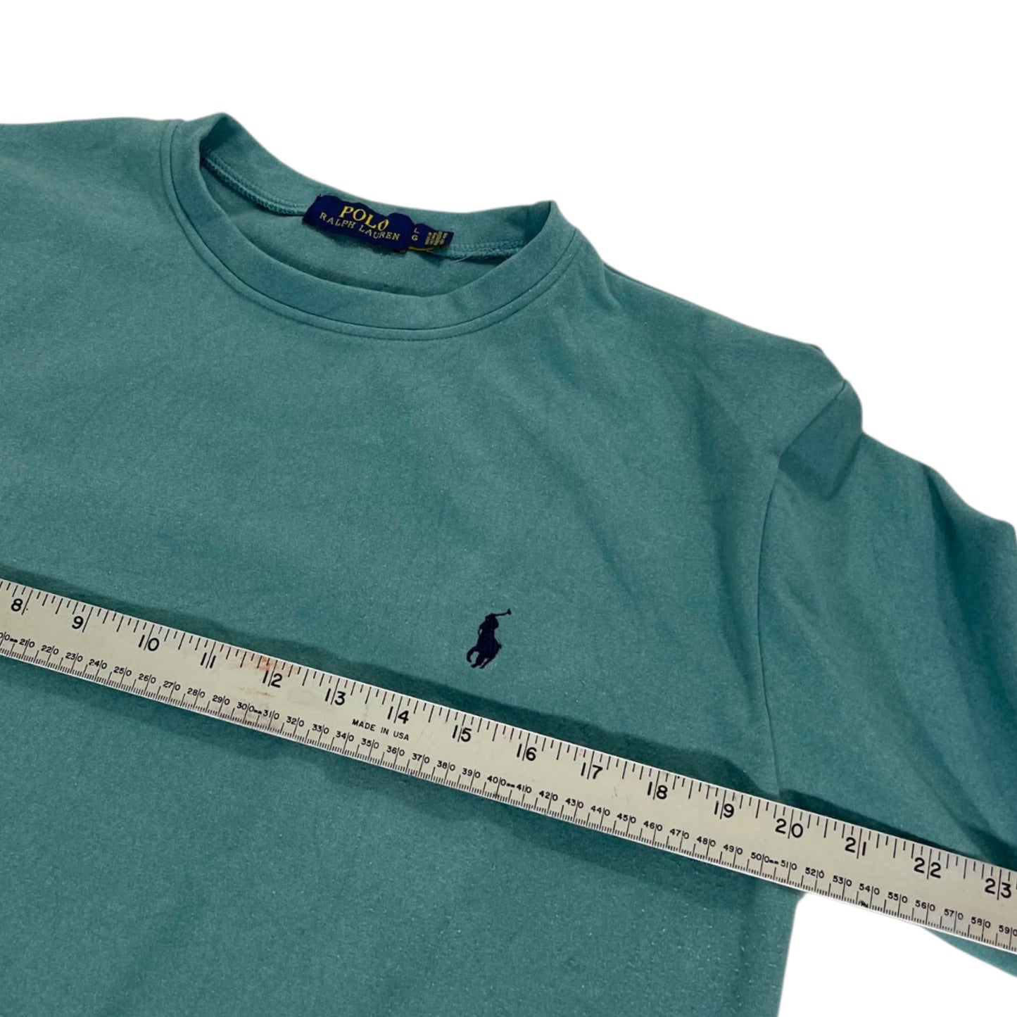 POLO RALPH LAUREN GREEN CREWNECK (S-M)