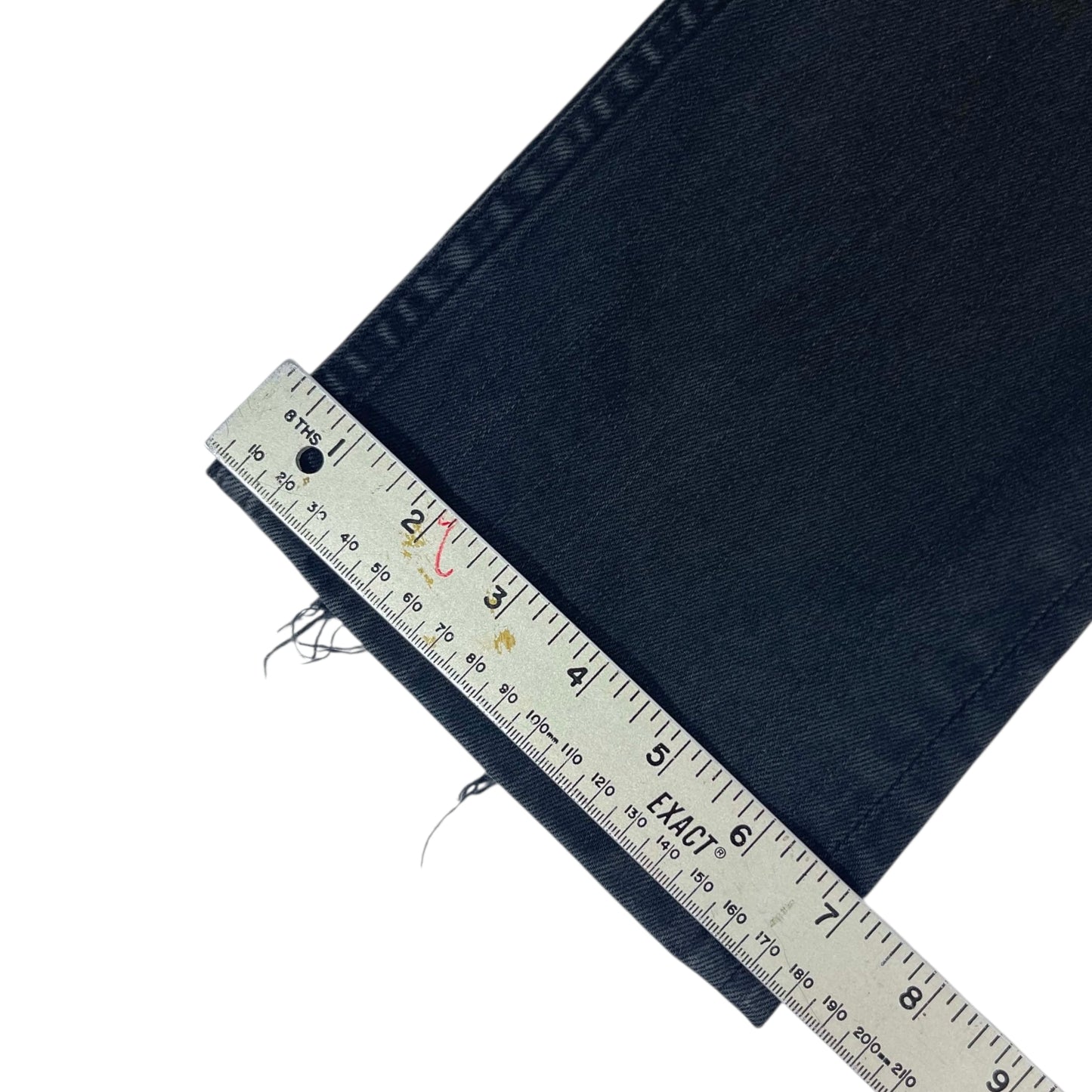 Y2K QUIKSILVER BLACK SLIM FIT JEANS (30")