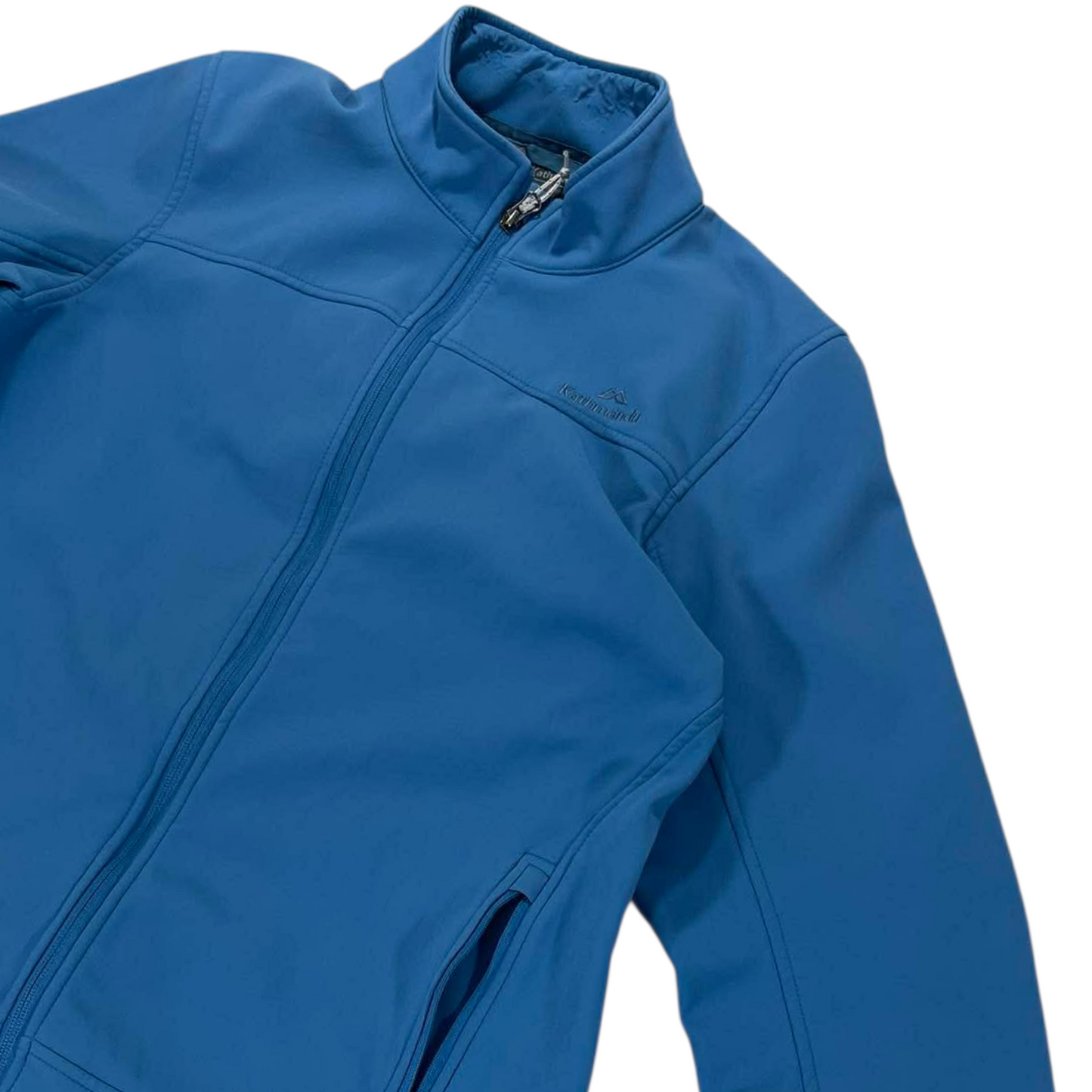 KATHMANDU BLUE SOFTSHELL JACKET (L)