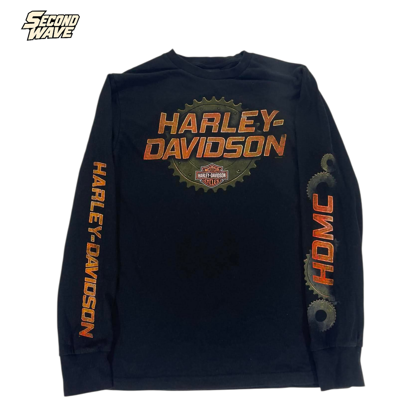 HARLEY DAVIDSON BLACK LONG SLEEVE (S-M)