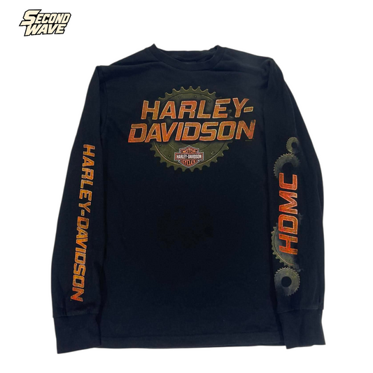 HARLEY DAVIDSON BLACK LONG SLEEVE (S-M)