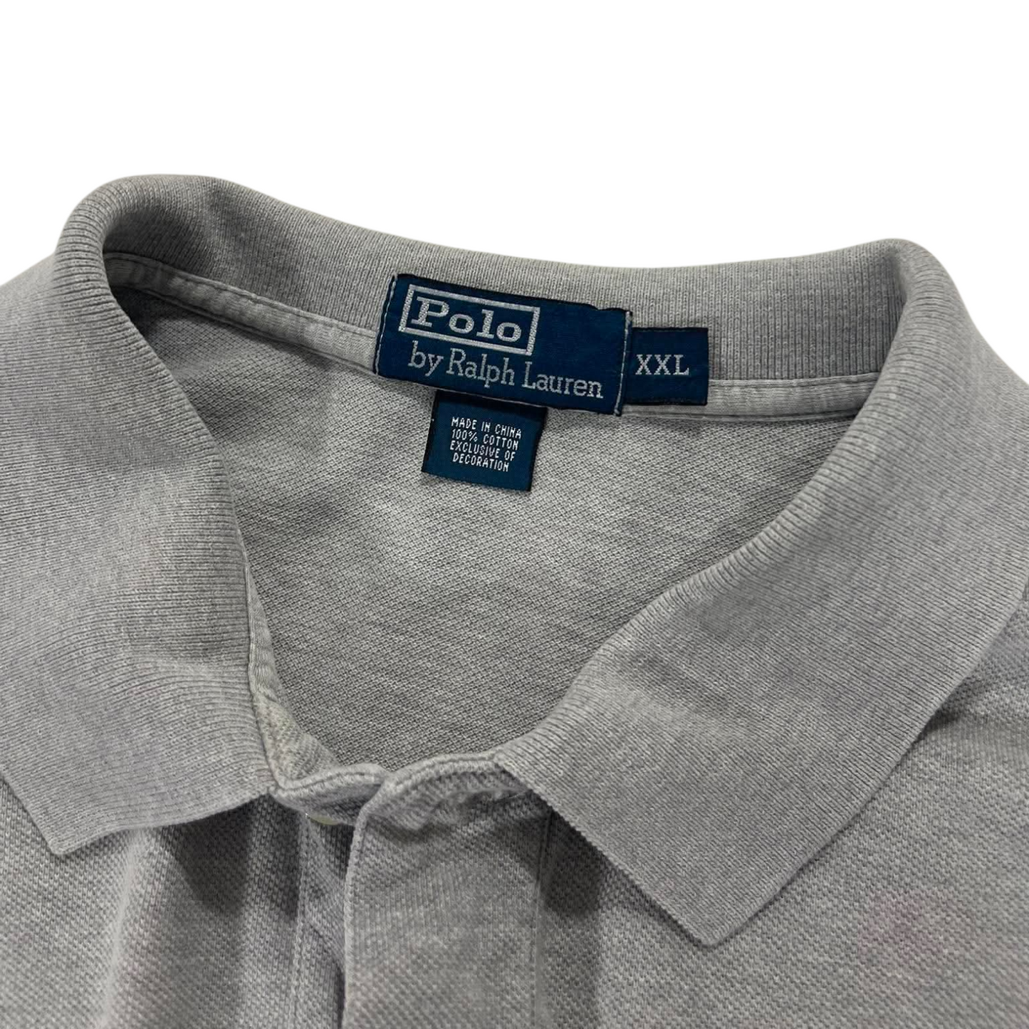 POLO RALPH LAUREN GRAY POLO SHIRT (XXL)