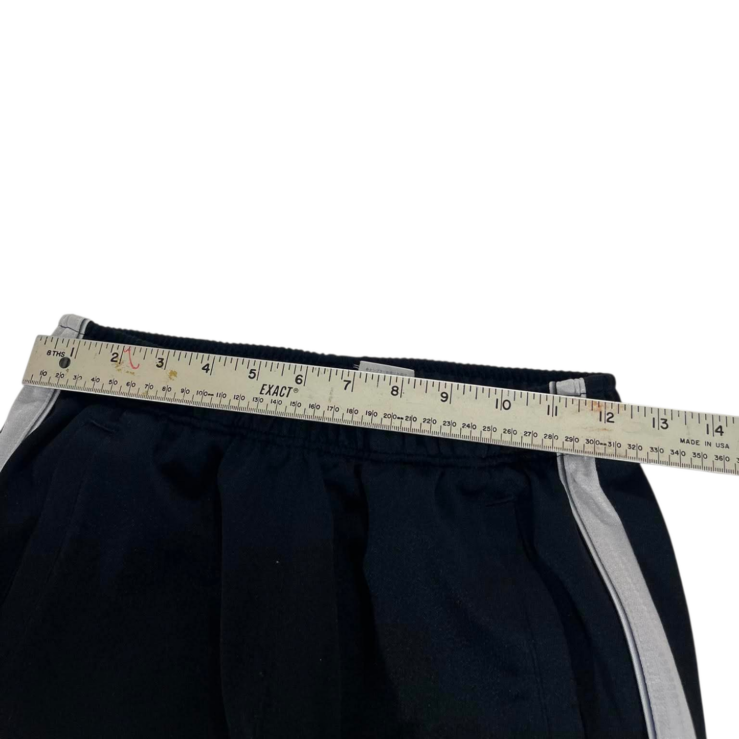 Y2K NIKE BLACK AND WHITE TRACKPANTS (M) ⁵
