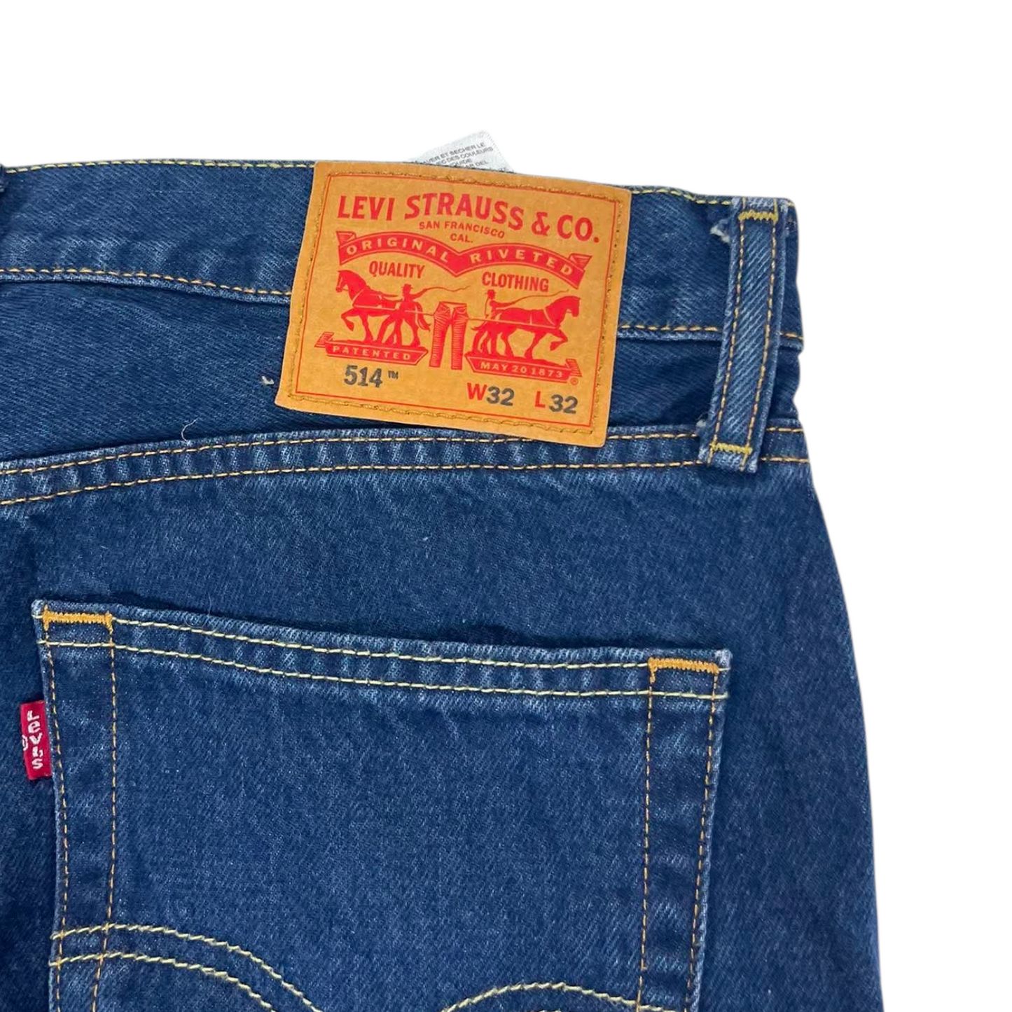 LEVI'S 514 BLUE DENIM JEANS (32)