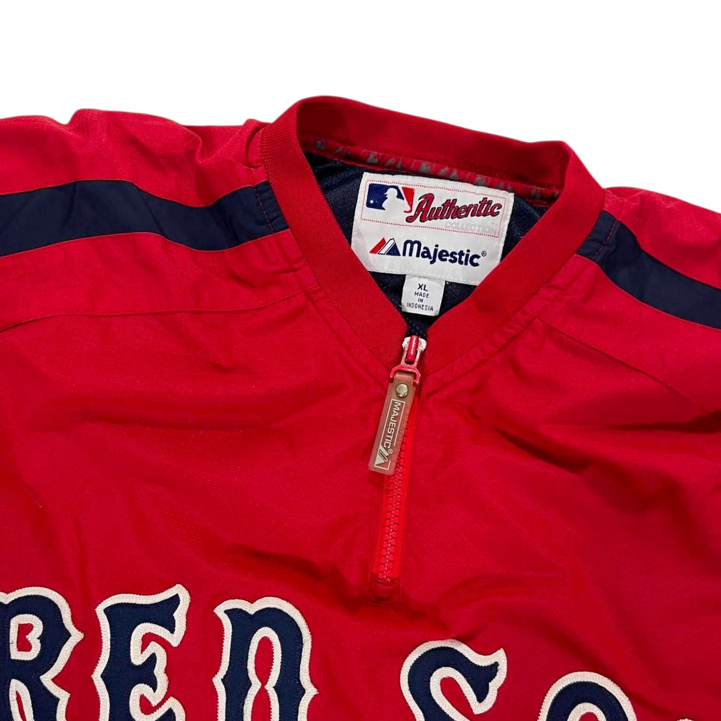 VINTAGE MAJESTIC ATHLETIC RED BOSTON RED SOX WINDBREAKER (XL)