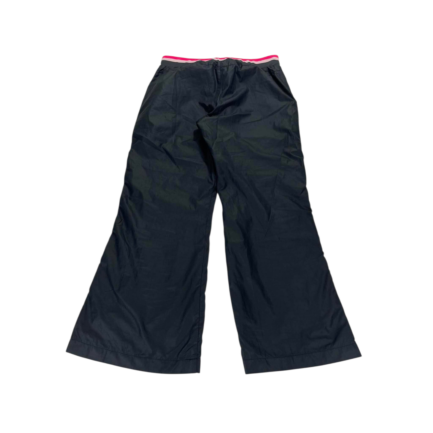 Y2K NIKE BLACK/PINK TRACK PANTS (M-L) ⁵