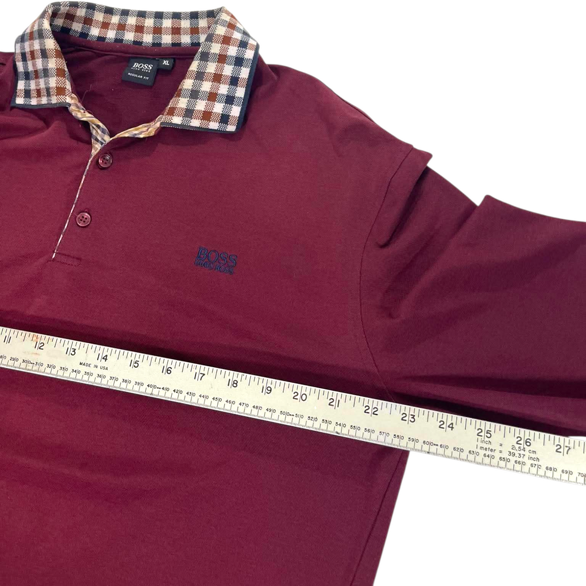 BOSS POLO LONG SLEEVE (BEST FIT LARGE)