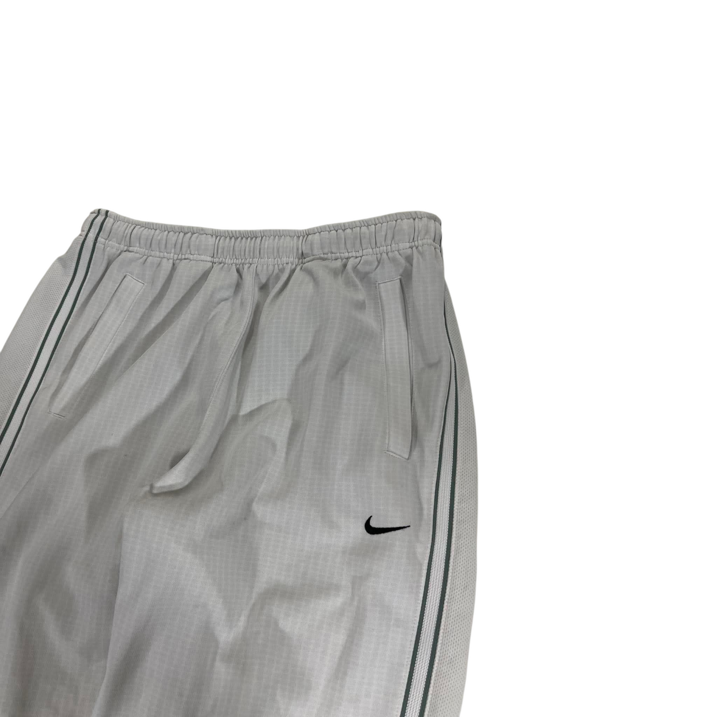 VINTAGE WHITE NIKE GRAY TRACK PANTS (L) ¹