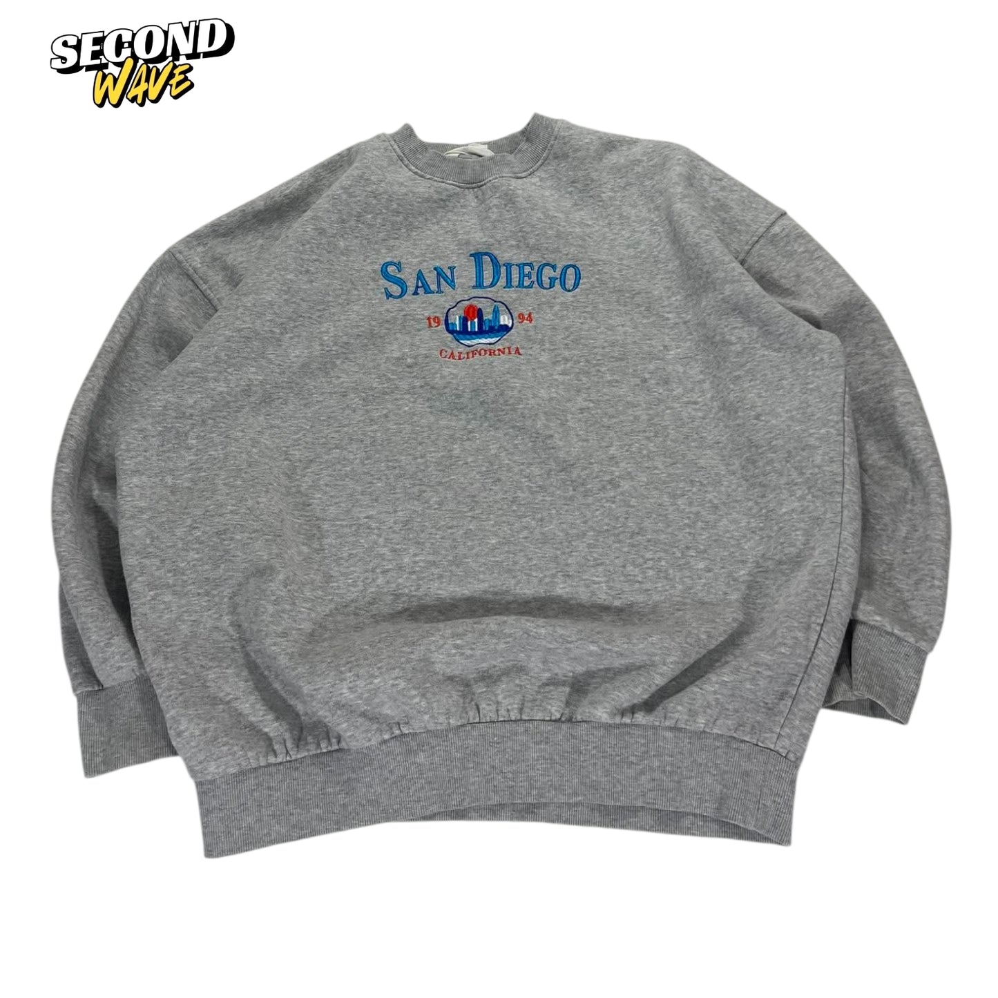 GLASSONS SAN DIEGO GREY SWEATSHIRT (M)