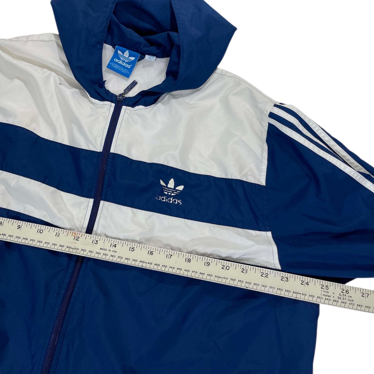 ADIDAS BLUE WINDBREAKER (XL)