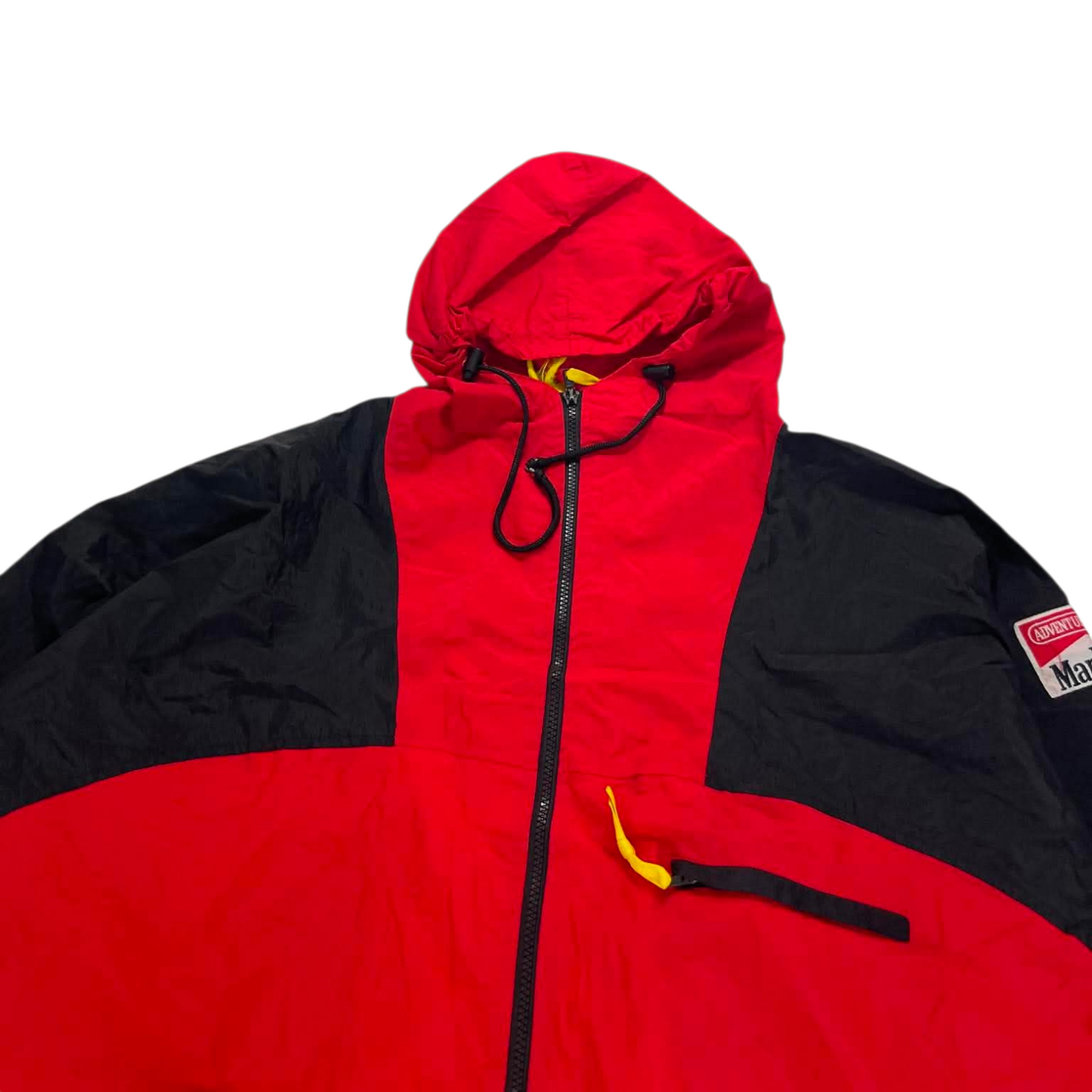 90S MARLBORO RED & BLACK WINDBREAKER (L)