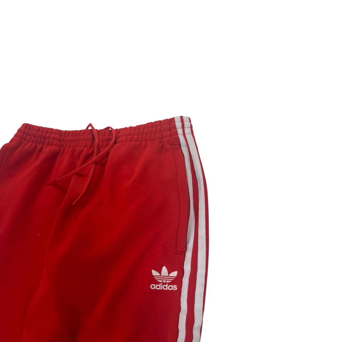 ADIDAS RED TRACK PANTS³ (M)