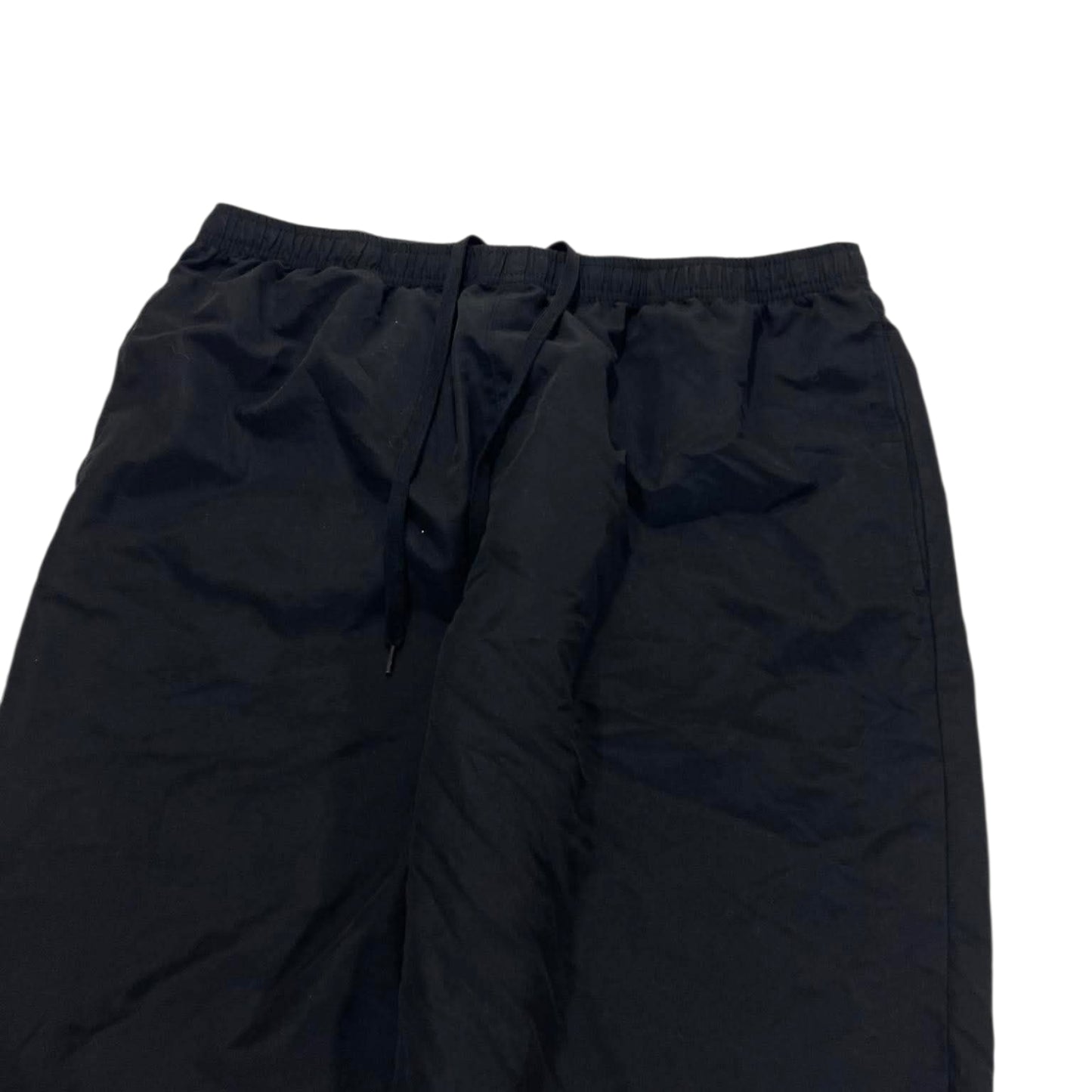 ACTIVE BLACK BAGGY WIDE LEG TROUSERS (XL)