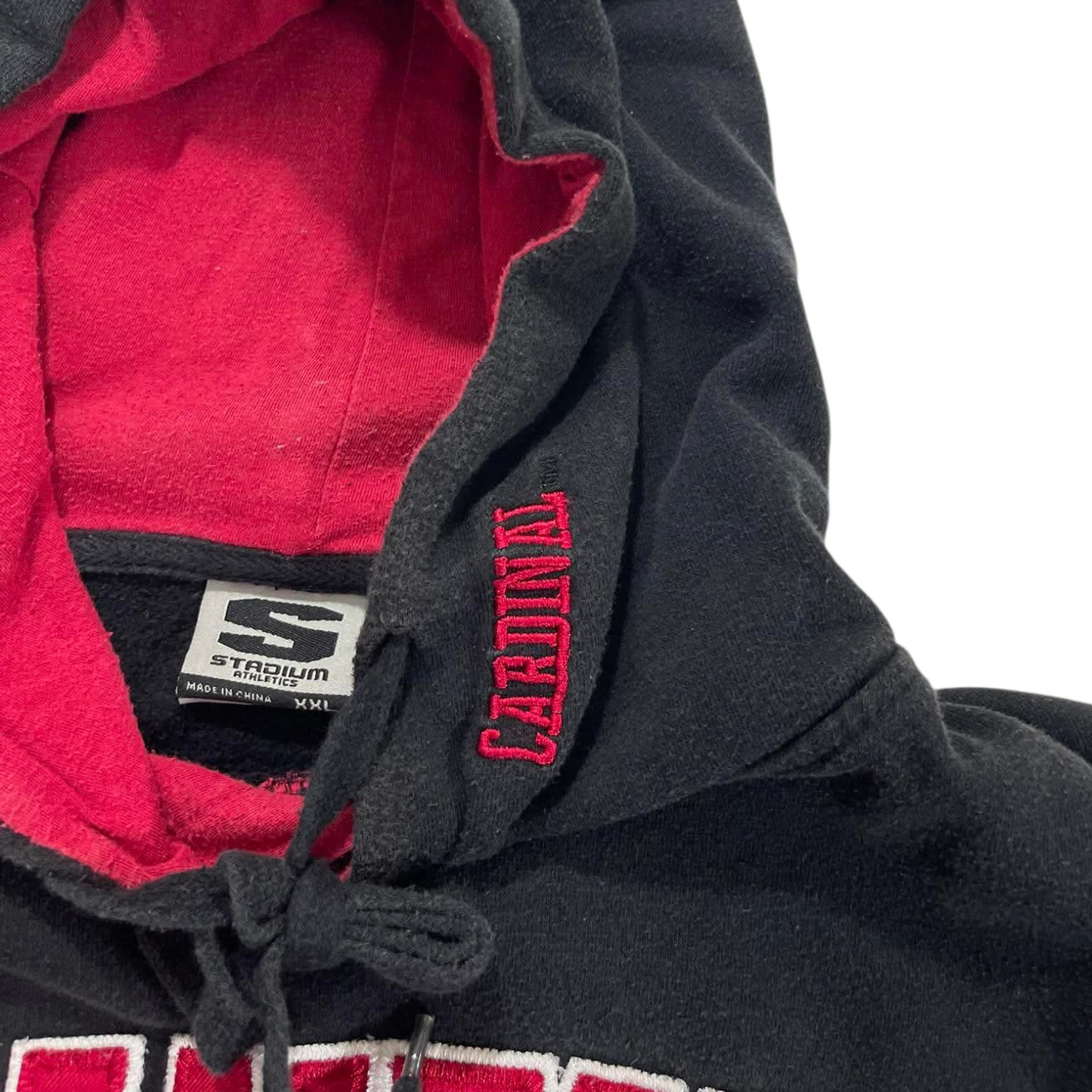 VINTAGE EMBROIDERED STANFORD UNIVERSITY BLACK HOODIE (XL-XXL)