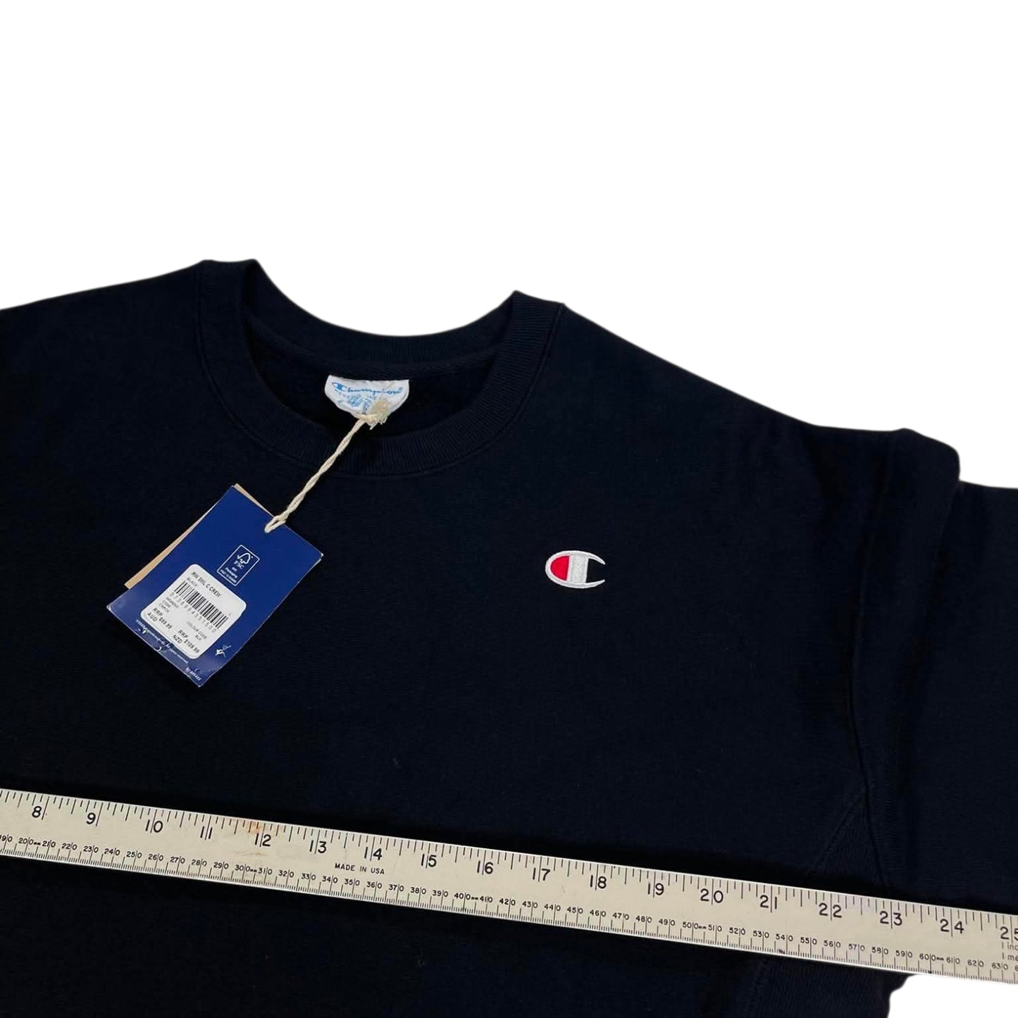 BRANDNEW CHAMPION BLACK CREWNECK (M)