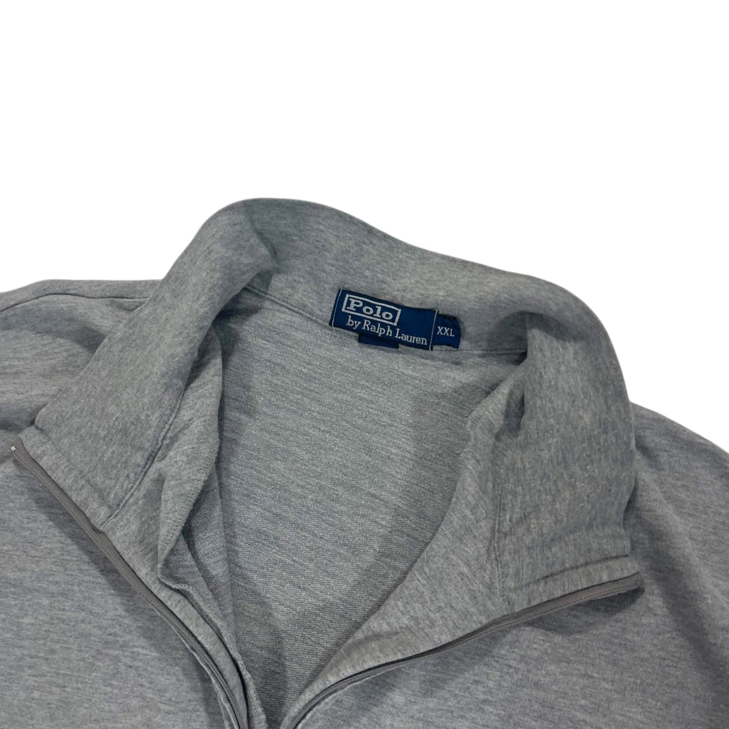 VINTAGE POLO RALPH LAUREN GRAY QUARTER ZIP (XL)