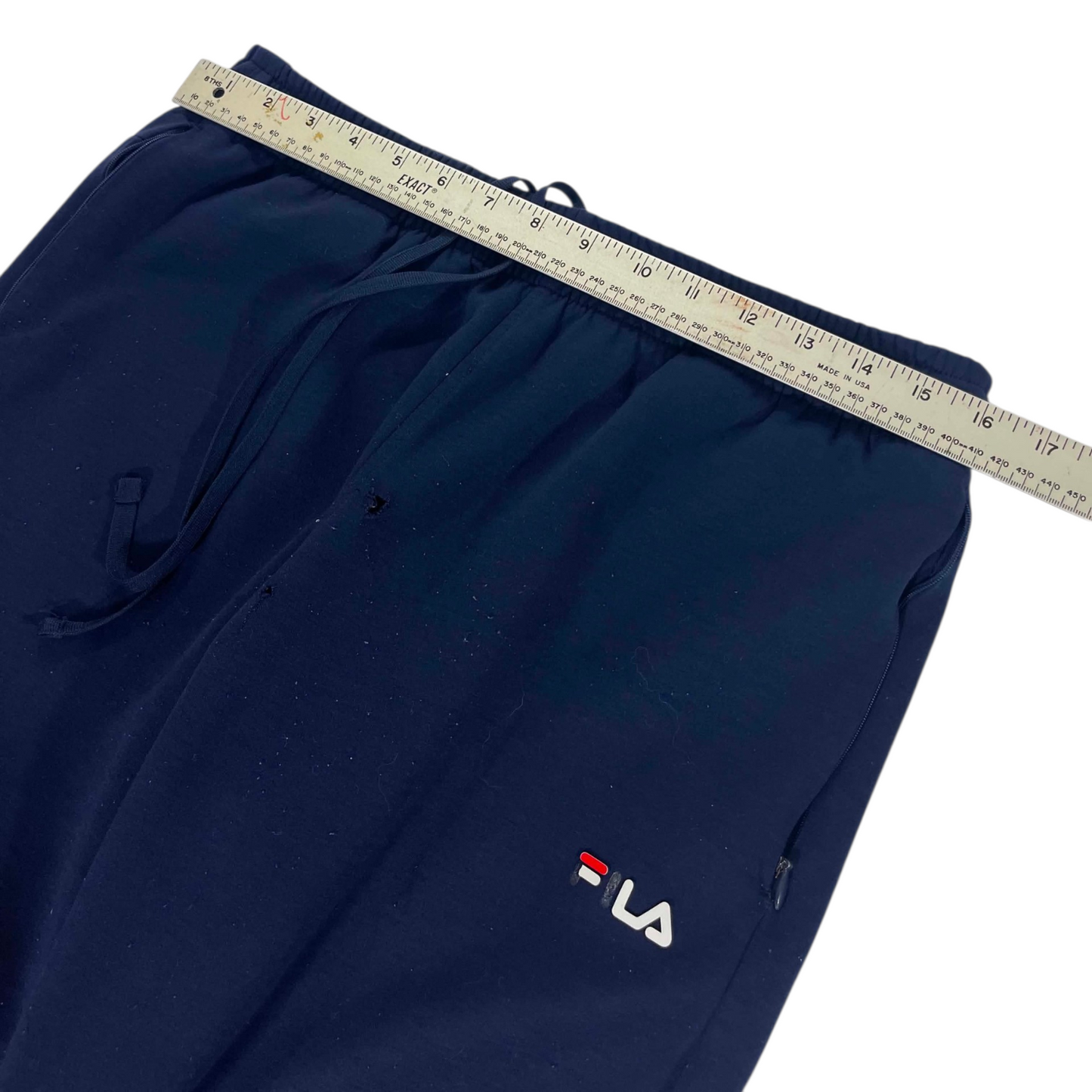 FILA NAVY BLUE SWEATPANTS (M)