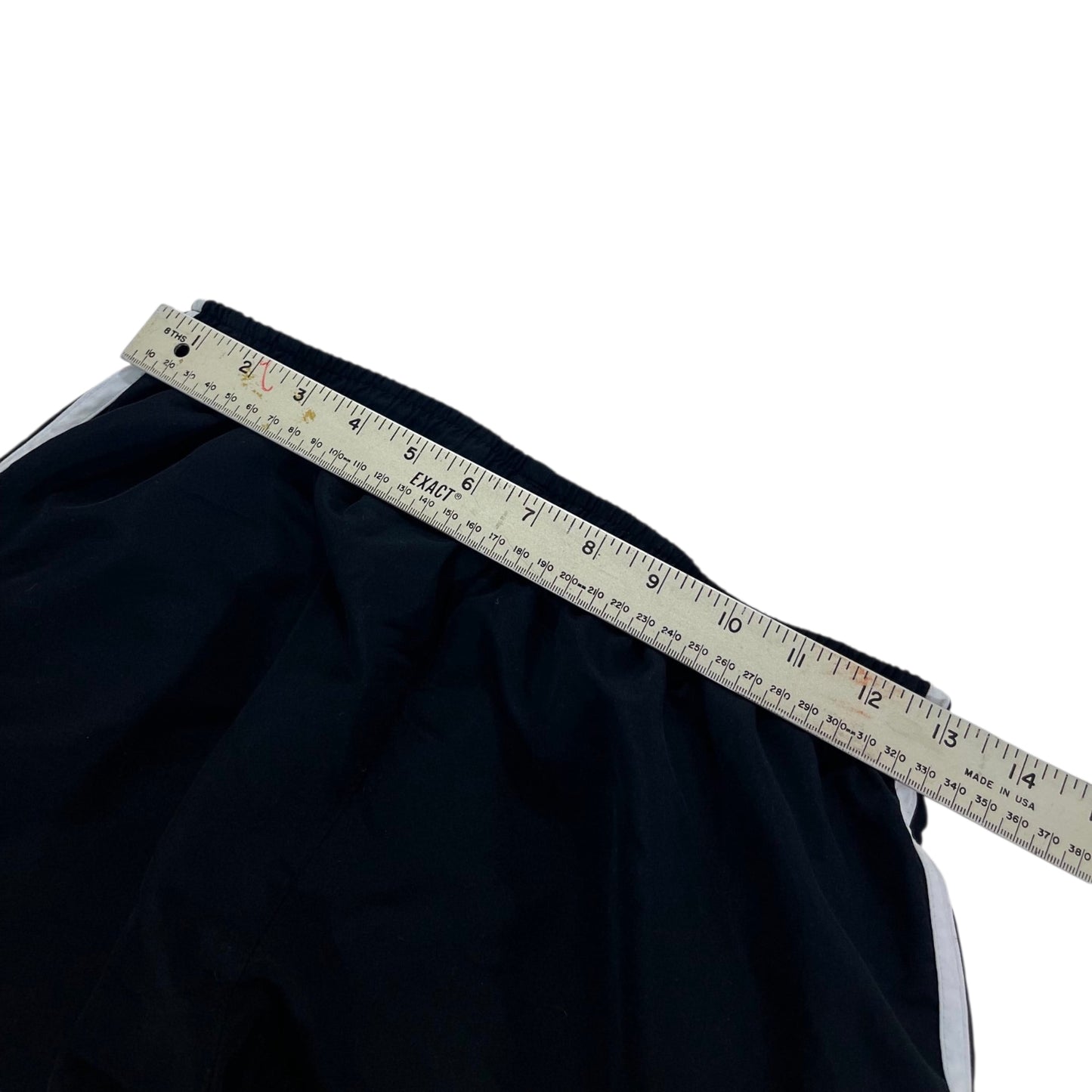 VINTAGE ACTIVE INTENT BAGGY BLACK TRACK PANTS (M)