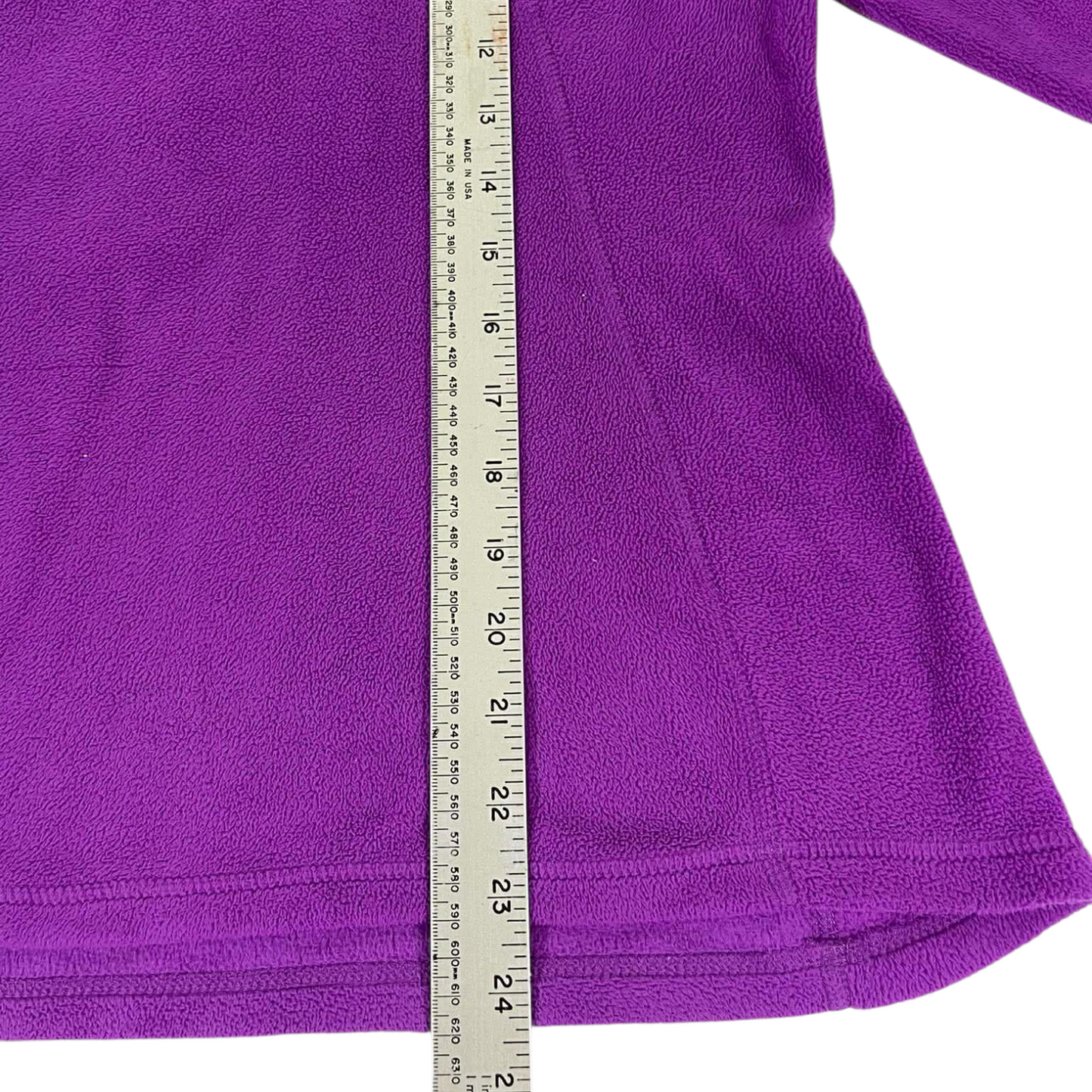 THE NORTH FACE PURPLE FLEECE QUARTER ZIP SWEATSHIRT (S)