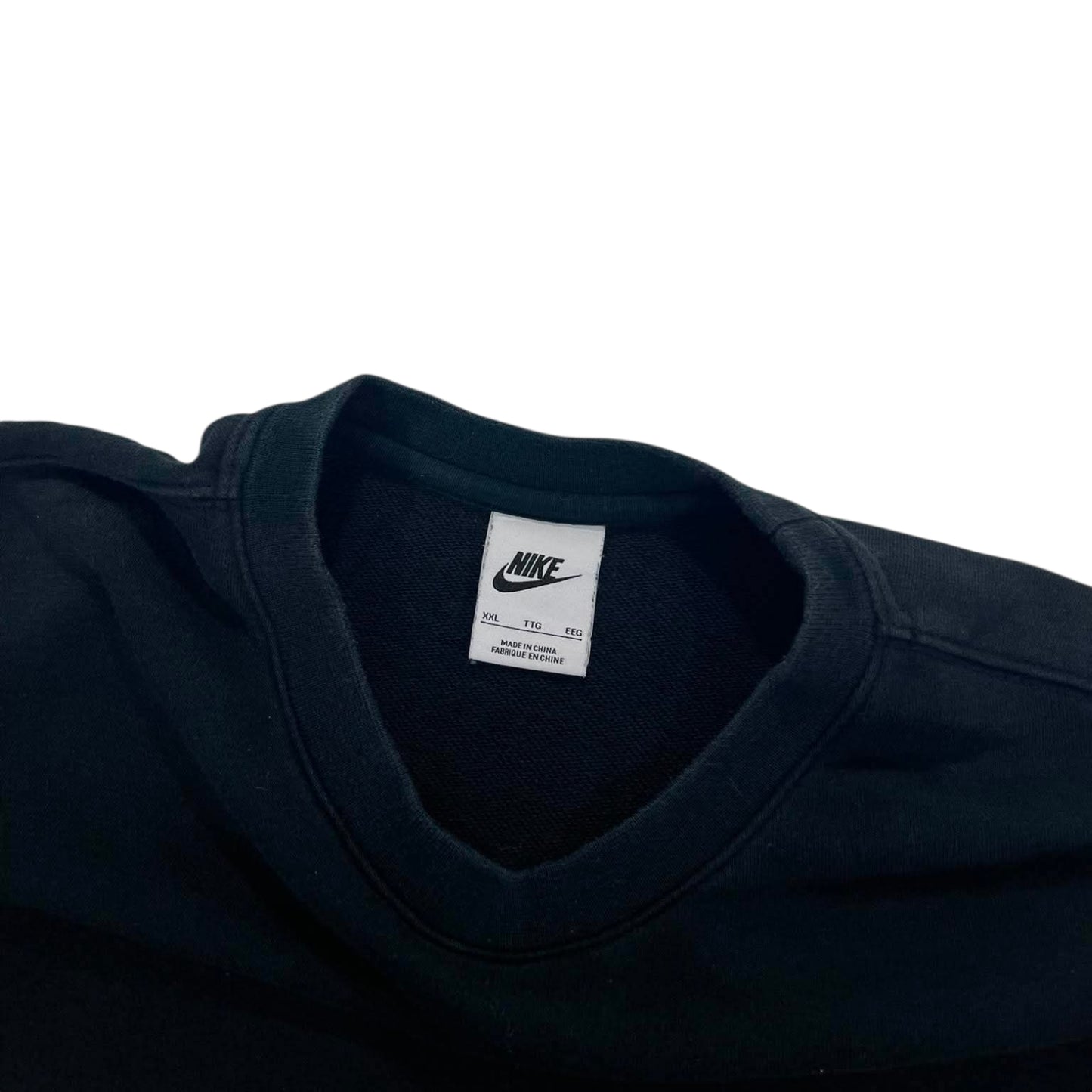 NIKE CLASSIC BLACK CREWNECK (L) XXL ON TAG