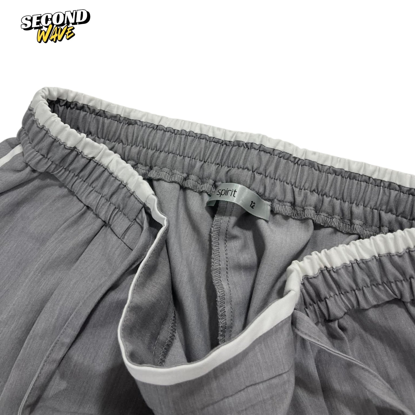 SPIRIT GREY WIDE LEG TRPUSERS (12)