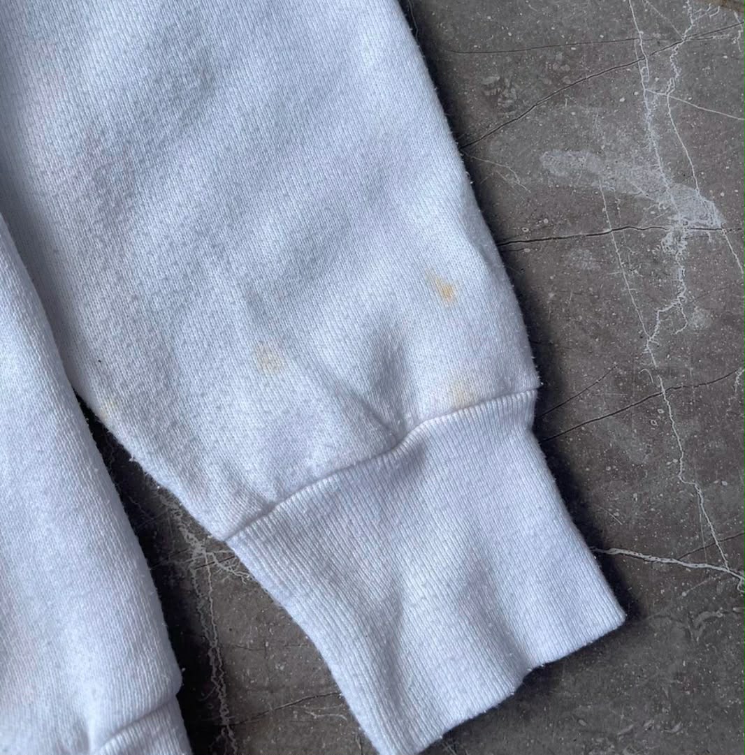 VINTAGE SAN FRANCISCO 49ers SUPER BOWL XXIII WHITE CREWNECK SWEATSHIRT (L)