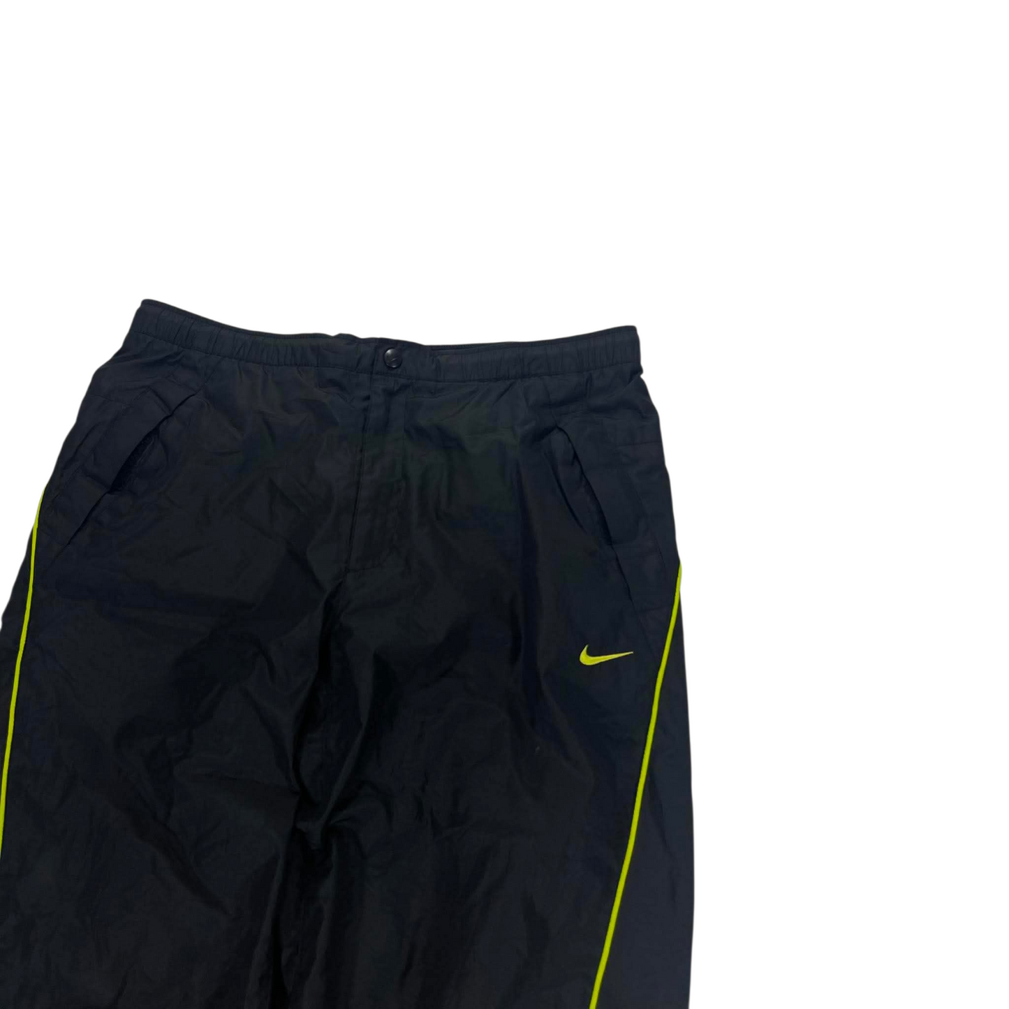 NIKE BLACK/NEON TRACK PANTS ⁴ (L-XL)