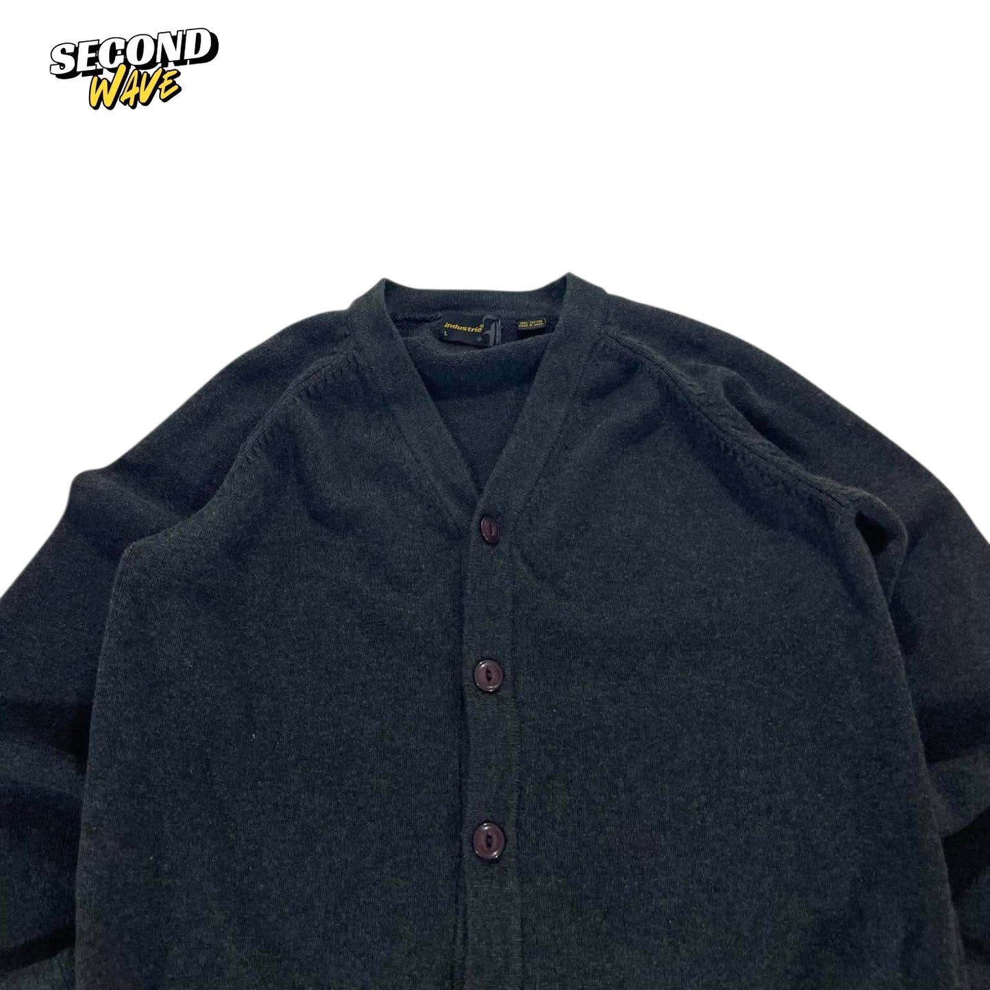 VINTAGE 100% COTTON INDUSTRIE CARDIGAN (L)