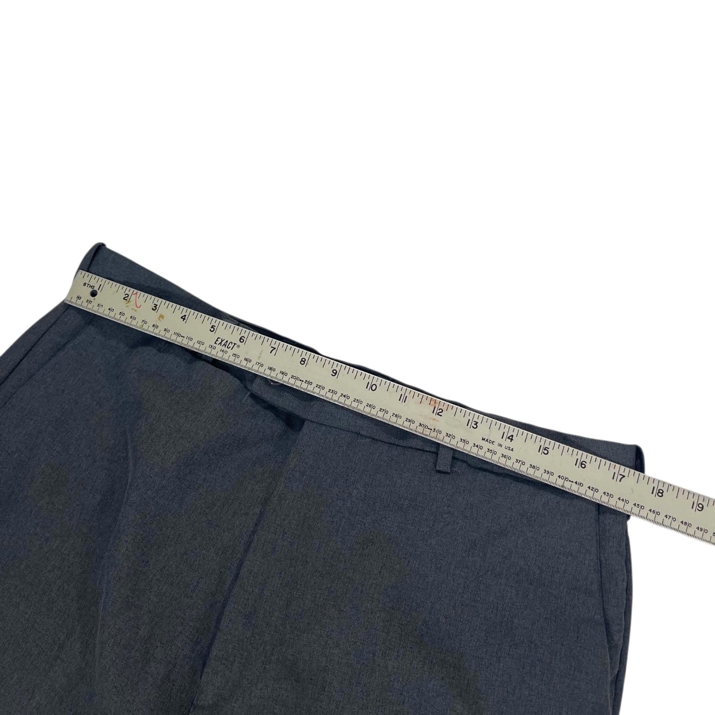 VINTAGE FARAH GRAY FLARED PANTS (34") ORANGE TAG