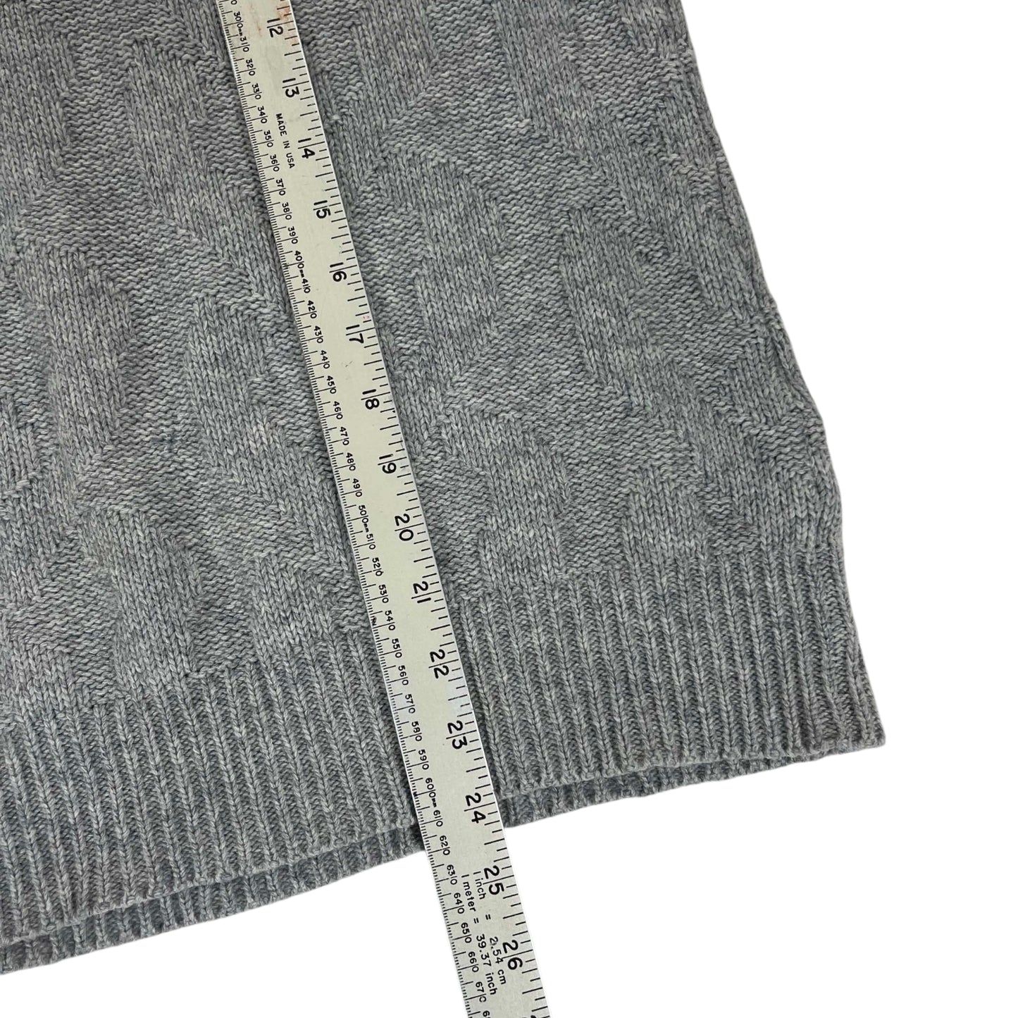 VINTAGE PURE WOOL EARLY BIRD  GREY SWEATER (M)
