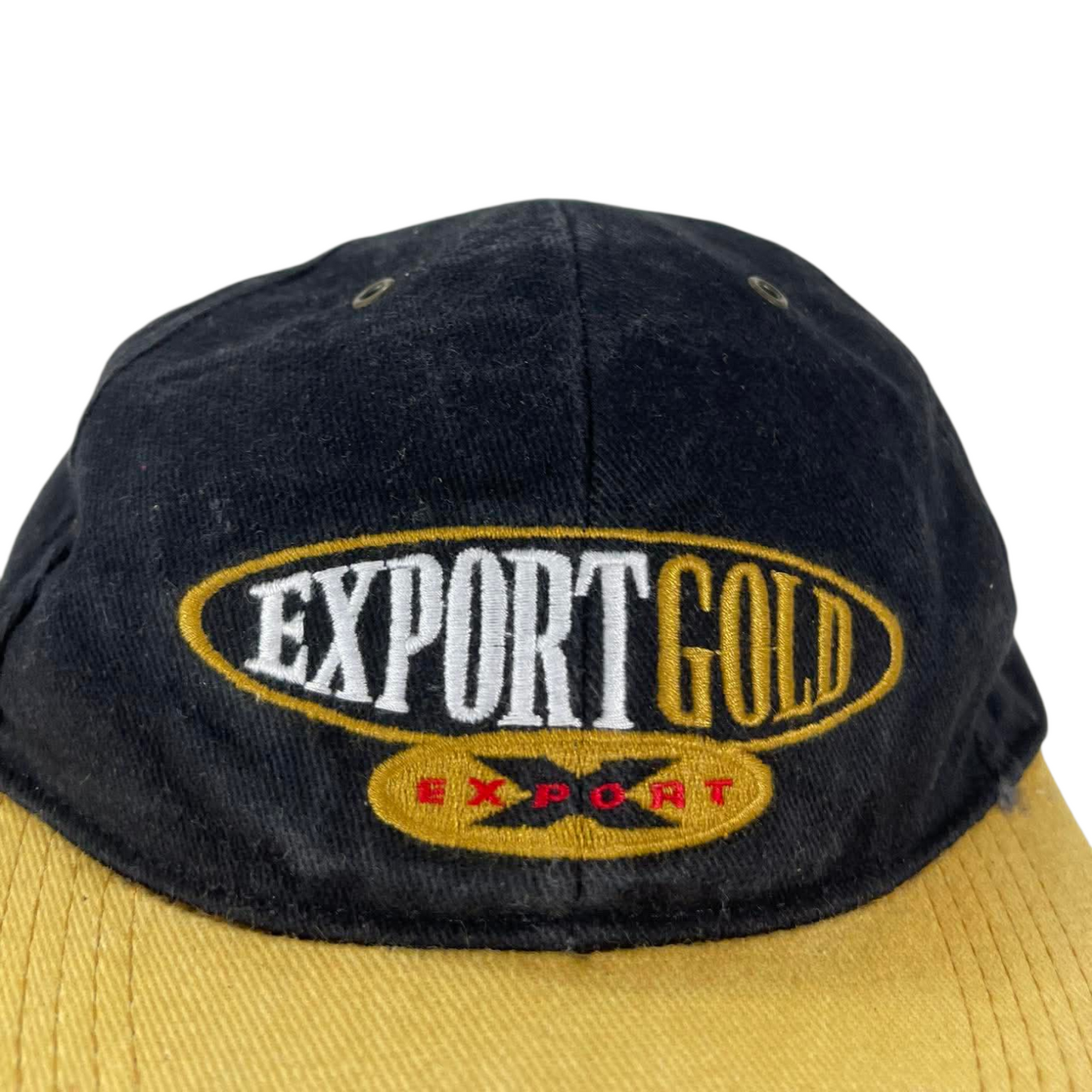VINTAGE EXPORT GOLD HAT