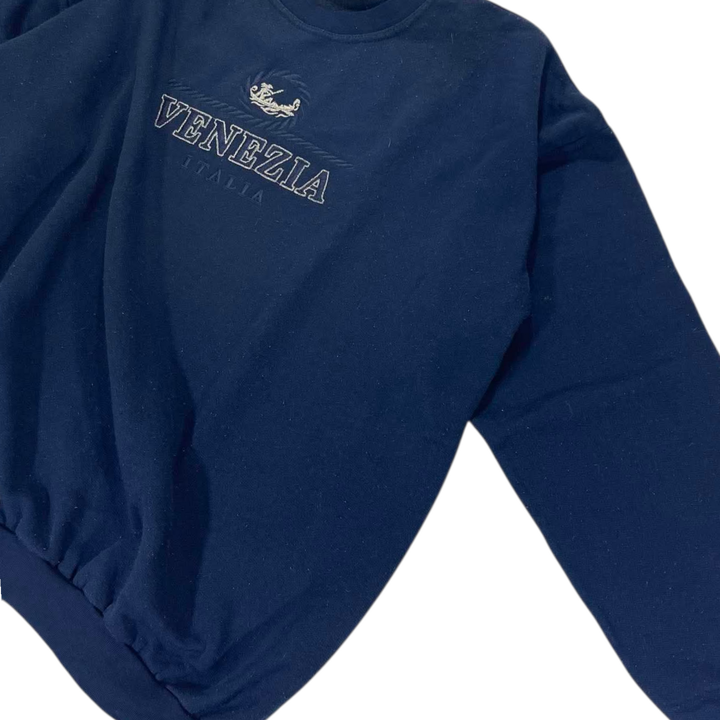 VINTAGE CREWNECK SWEATSHIRT WITH VENICE ITALY EMBROIDERY (XL)