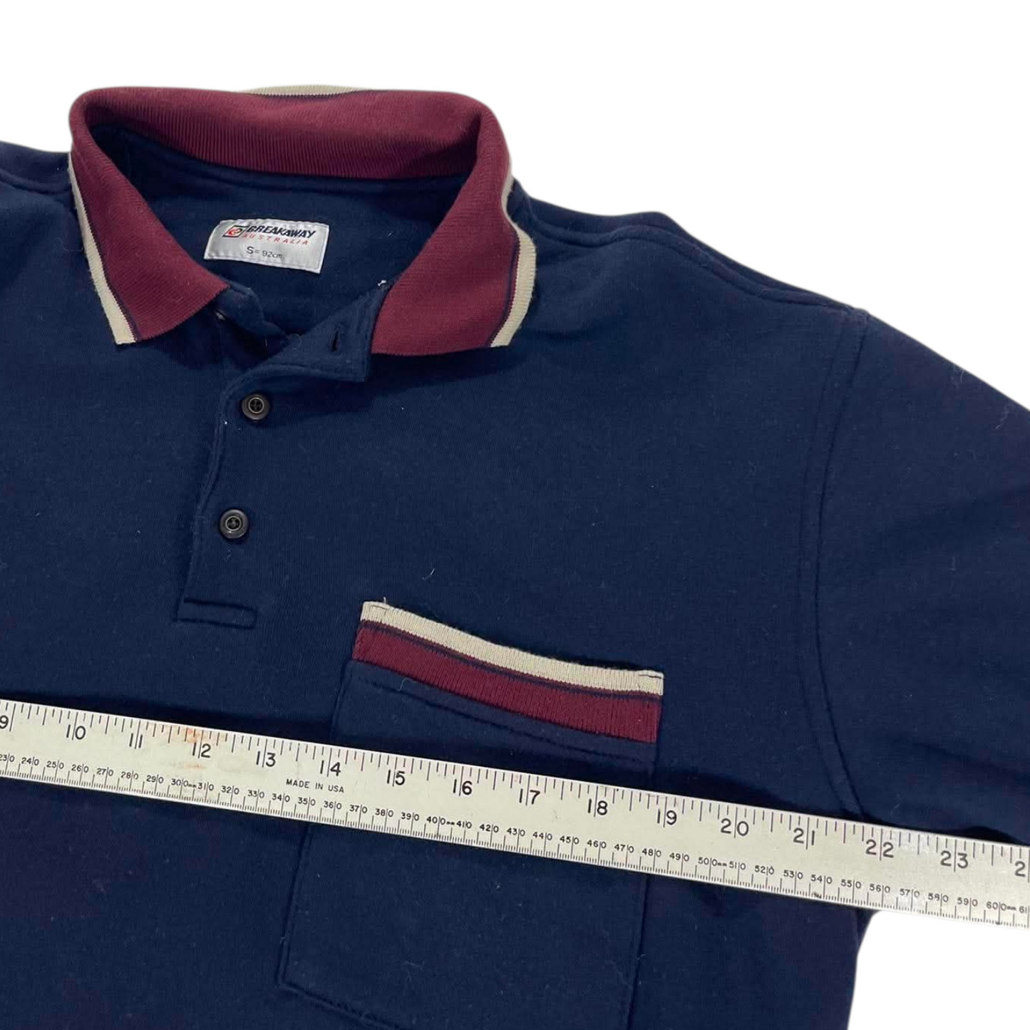 BREAKAWAY AUSTRALIA NAVY BLUE POLO SHIRT (S)