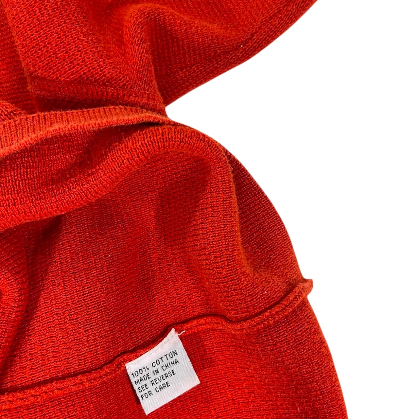 VINTAGE BARKERS ORANGE QUARTER ZIP SWEATSHIRT (L)