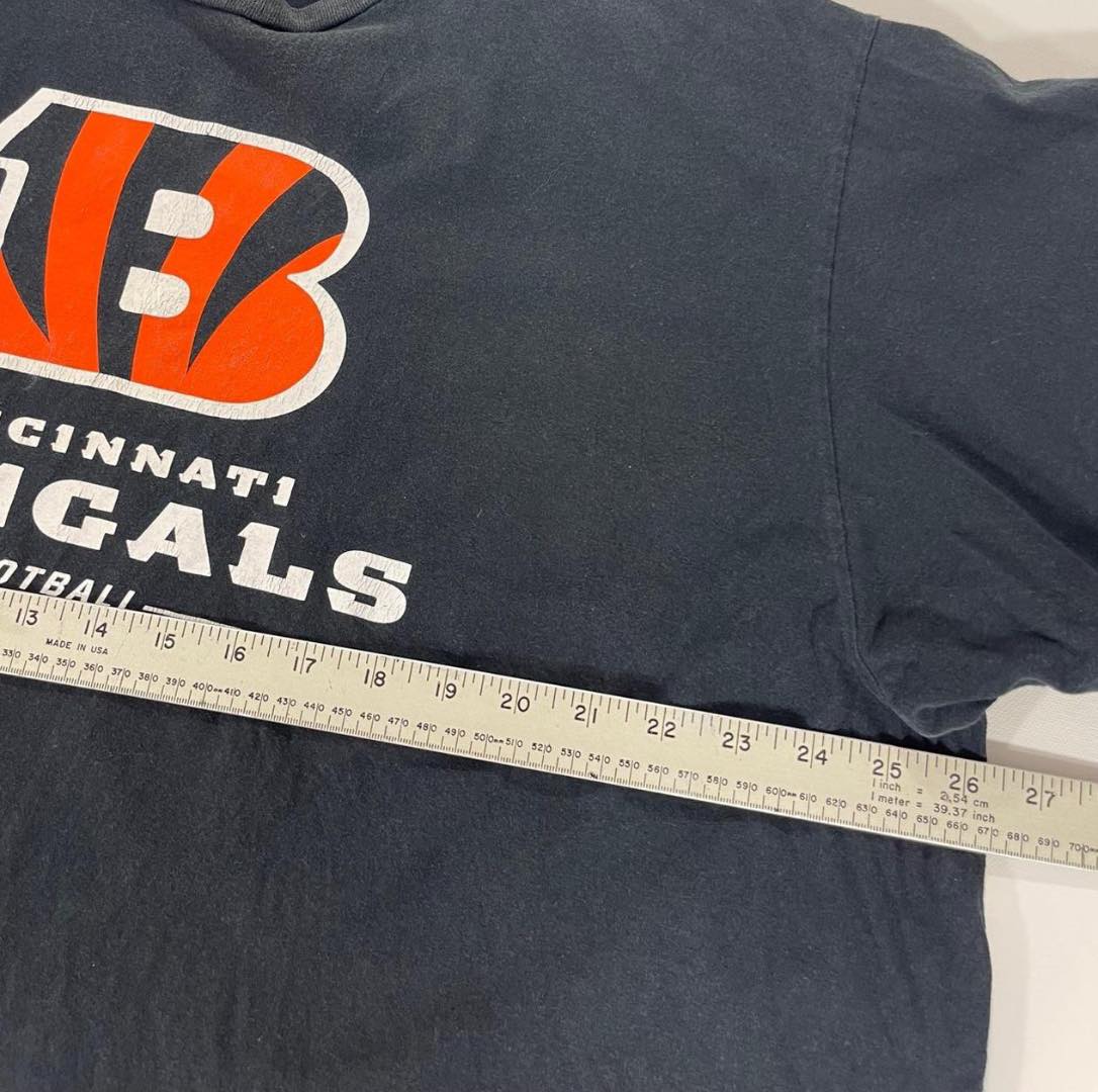 NFL CINCINNATI BENGALS NAVY BLUE COTTON T-SHIRT (XXL)
